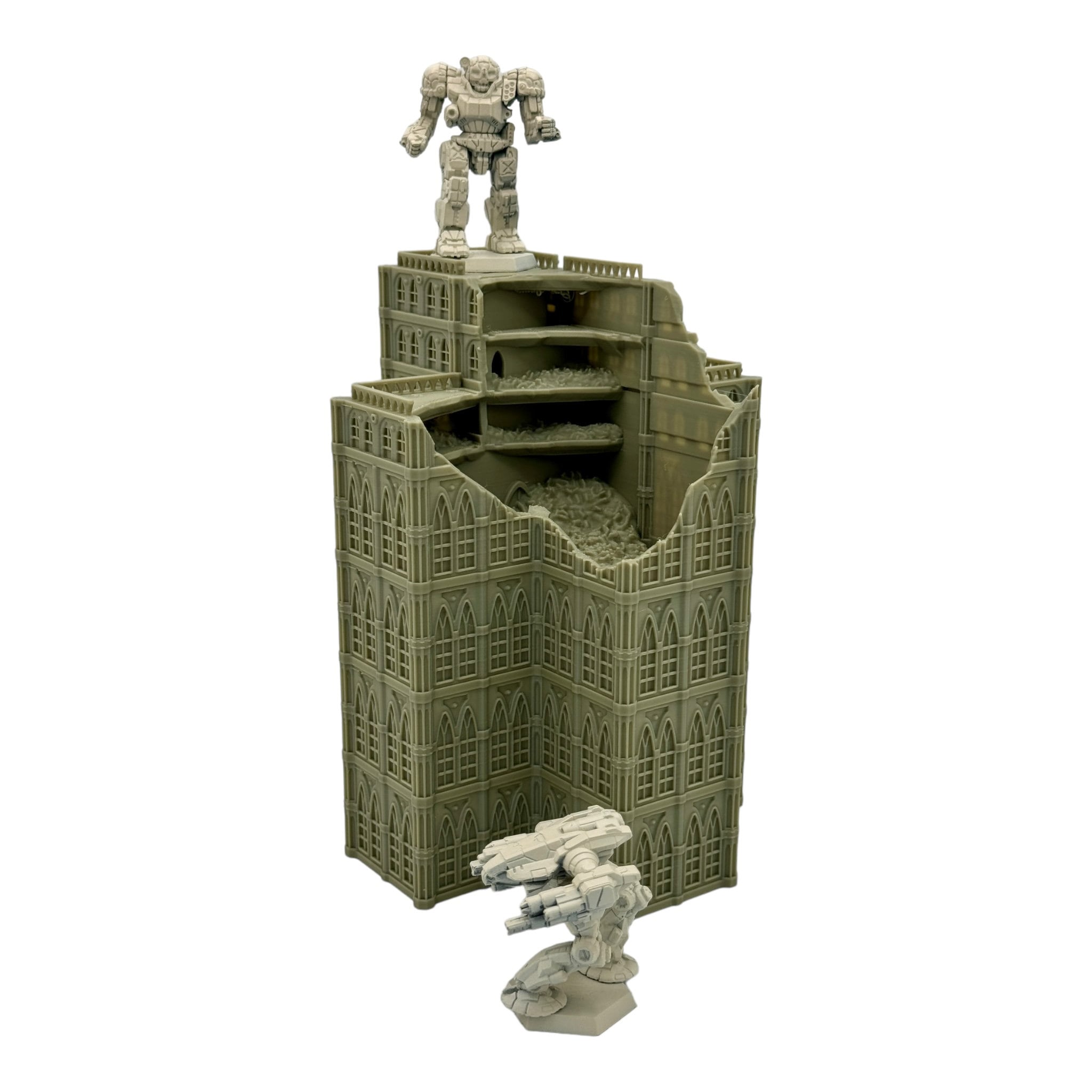 Imperialis Ruined Gothic Bundle 2 - Epic Scale Terrain (6mm - 8mm compatible) / Imperialis / Alpha Stike / Titanticus