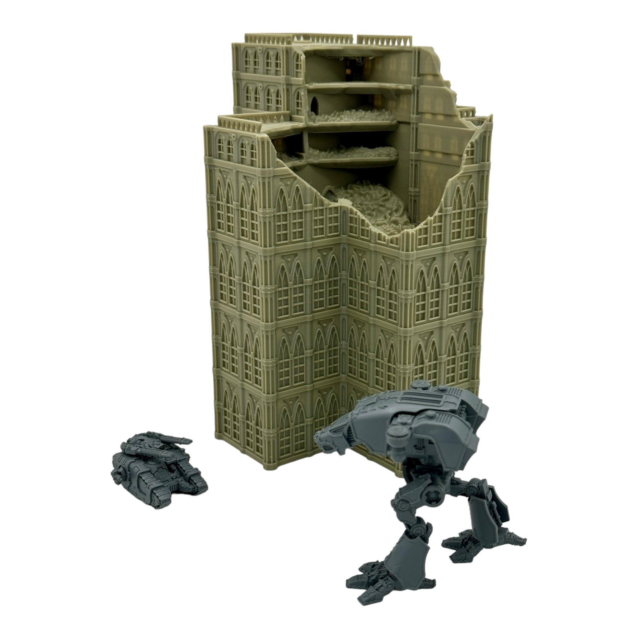 Imperialis Ruined Gothic Bundle 2 - Epic Scale Terrain (6mm - 8mm compatible) / Imperialis / Alpha Stike / Titanticus