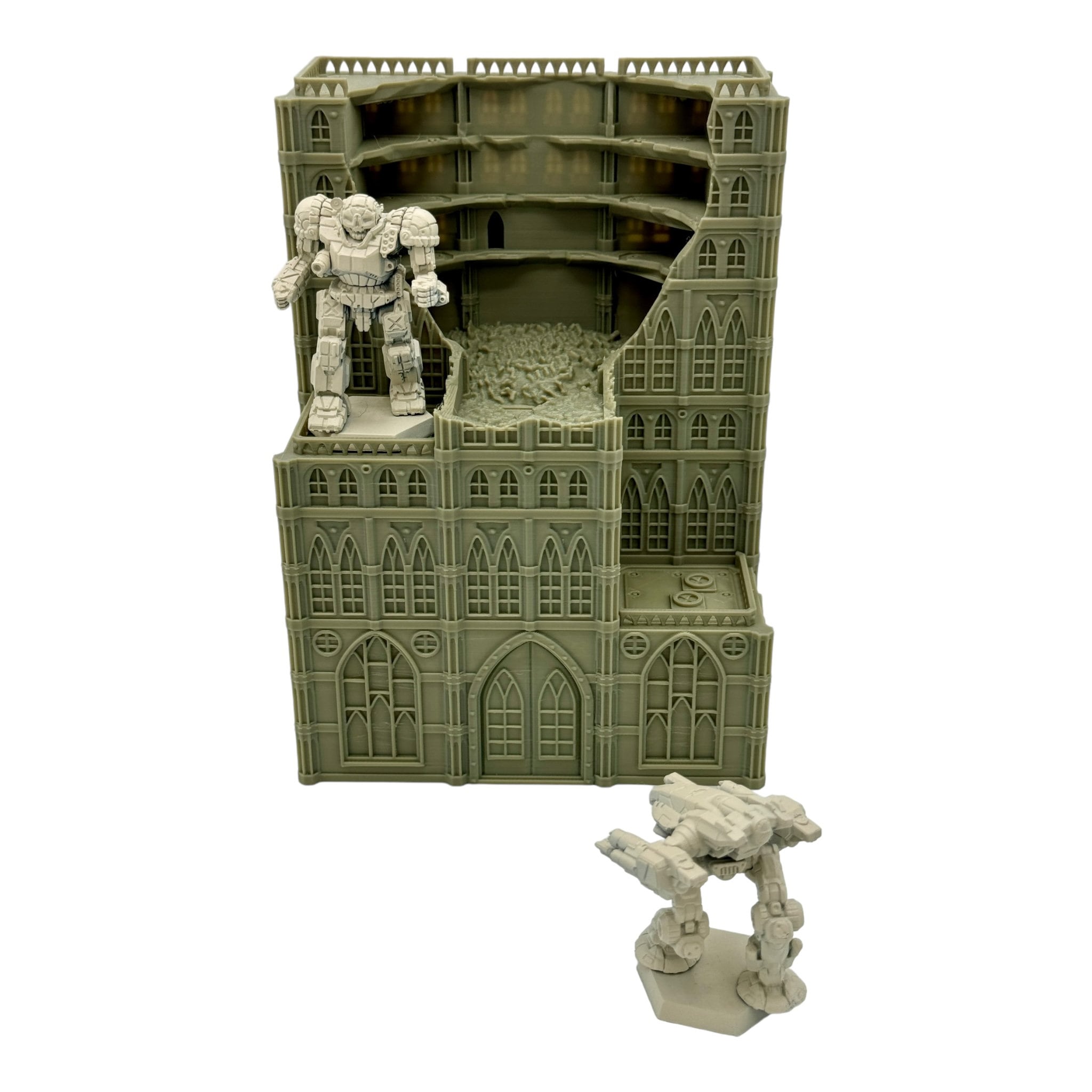 Imperialis Ruined Gothic Bundle 2 - Epic Scale Terrain (6mm - 8mm compatible) / Imperialis / Alpha Stike / Titanticus