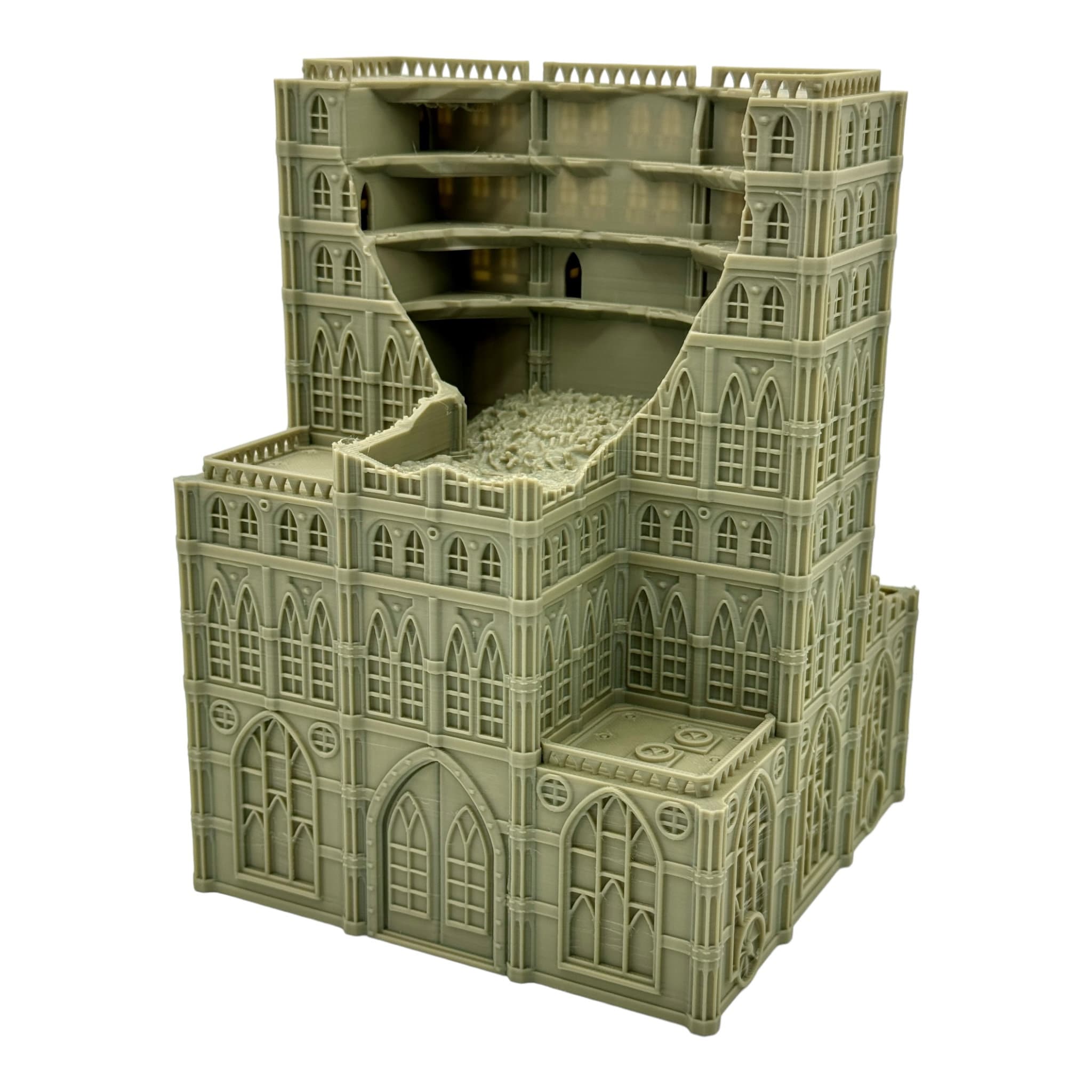 Imperialis Ruined Gothic Bundle 2 - Epic Scale Terrain (6mm - 8mm compatible) / Imperialis / Alpha Stike / Titanticus