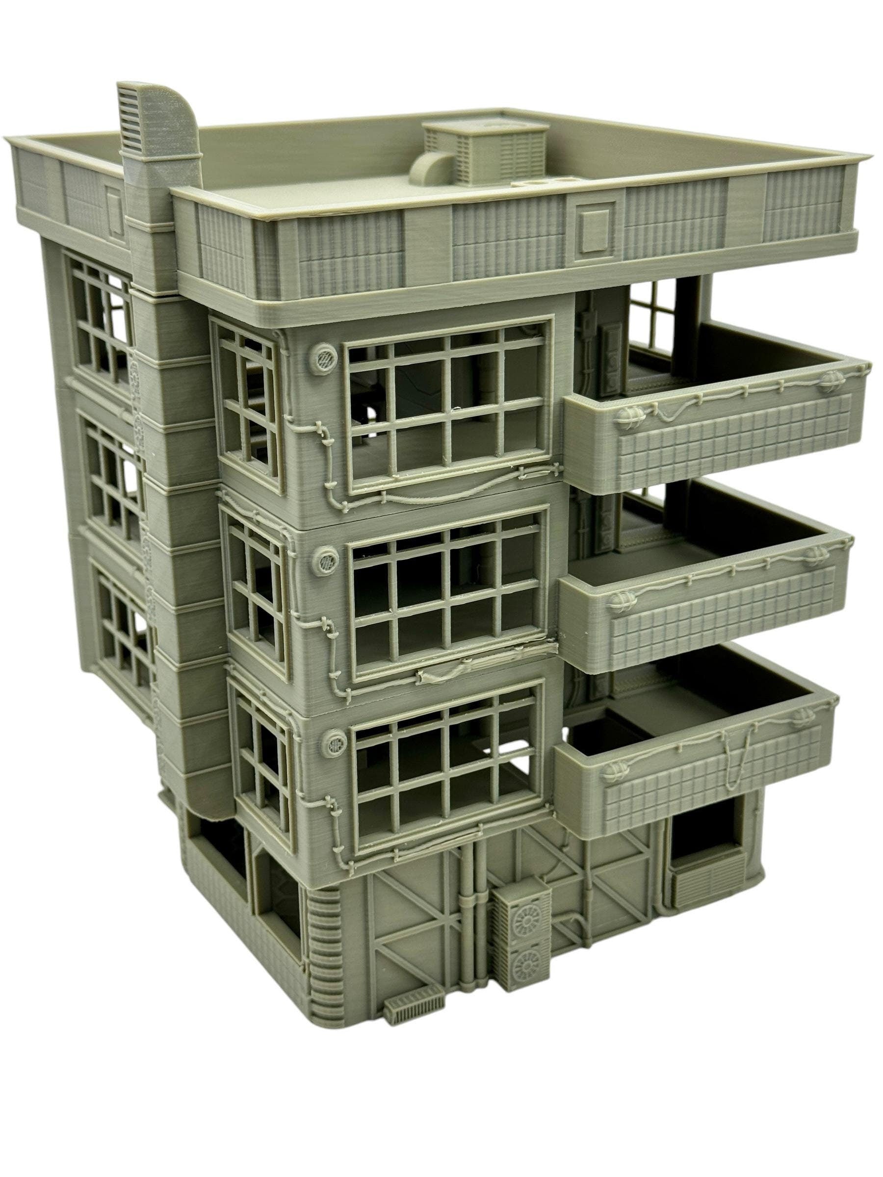 Cyberpunk Apartments / SW Legion / Shatterpoint Compatible Terrain / Corvus Games Terrain Licensed Printer