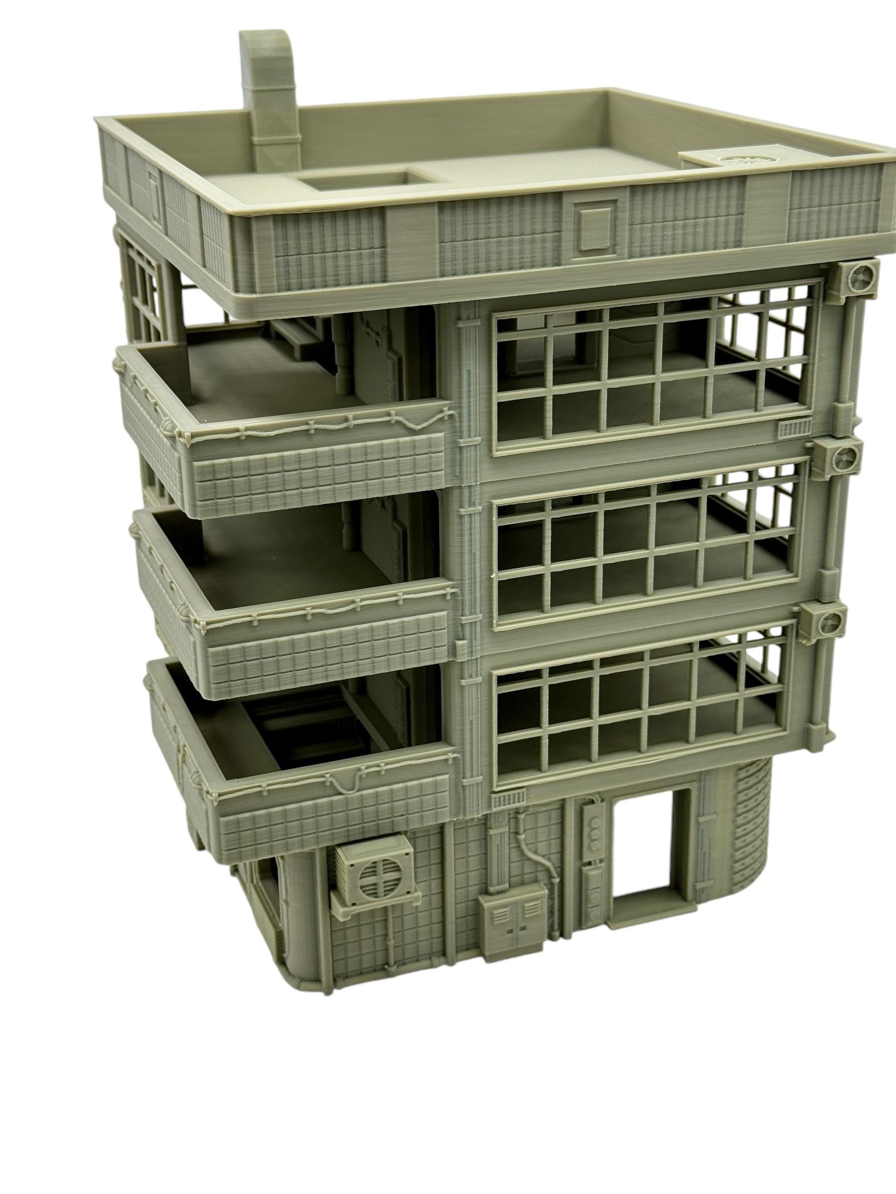Cyberpunk Apartments / SW Legion / Shatterpoint Compatible Terrain / Corvus Games Terrain Licensed Printer