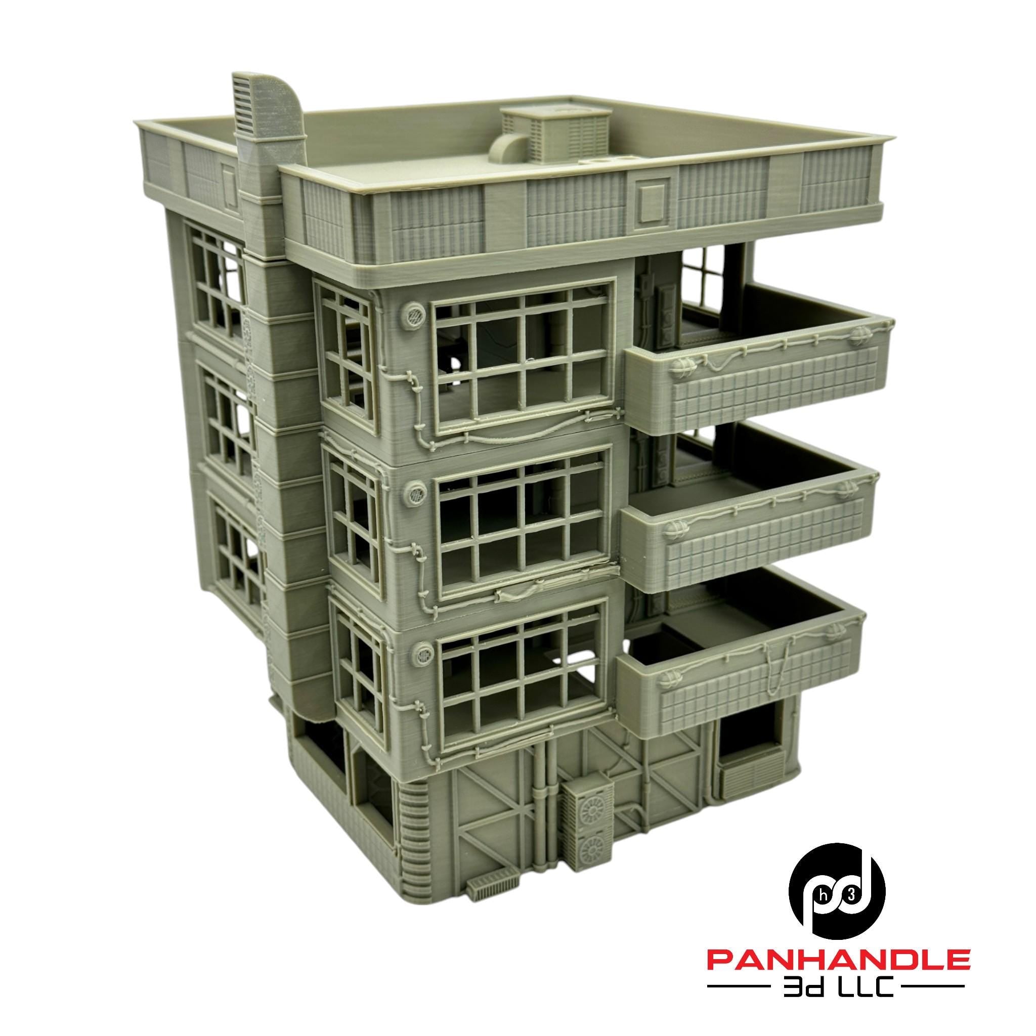 Cyberpunk Apartments / SW Legion / Shatterpoint Compatible Terrain / Corvus Games Terrain Licensed Printer