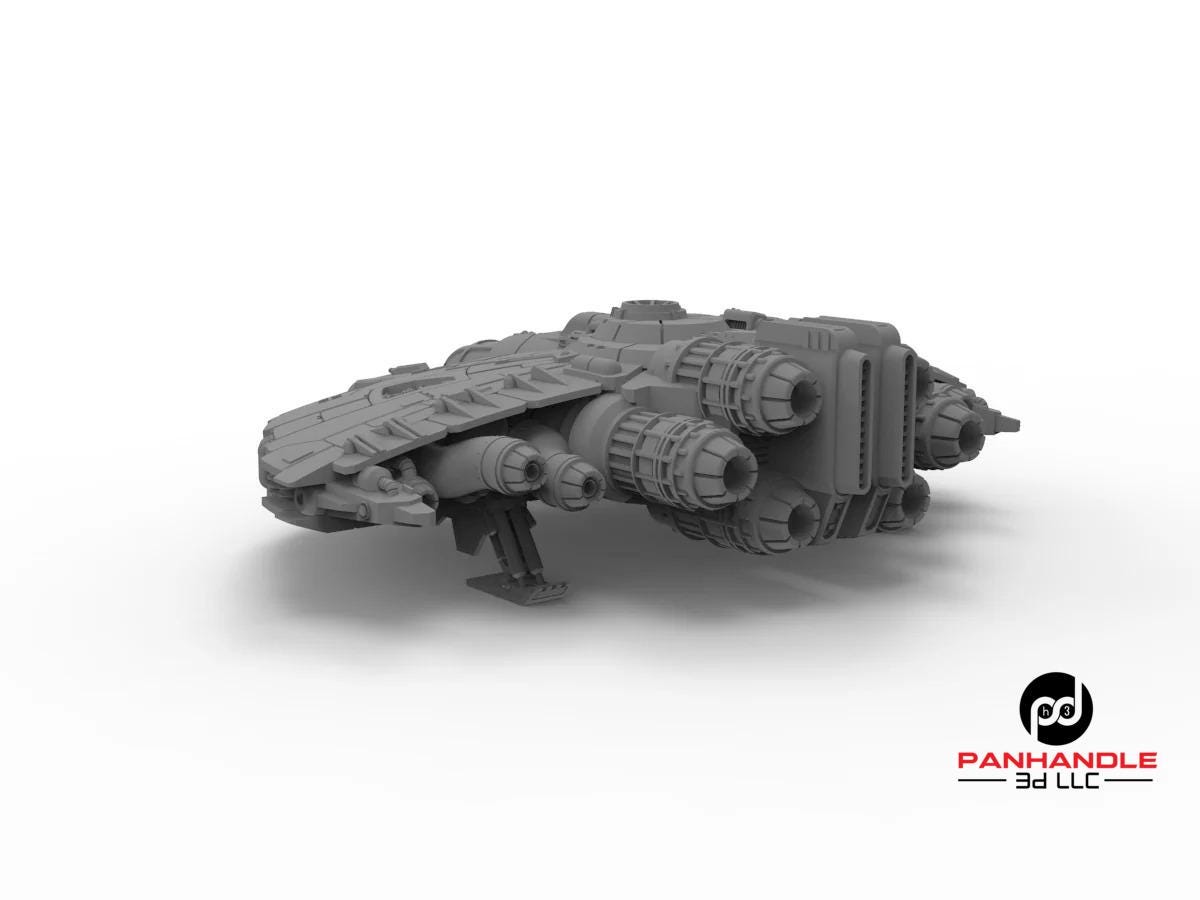 Bounty Hunter Spaceship 3d Printed SW Legion Terrain /Grim
