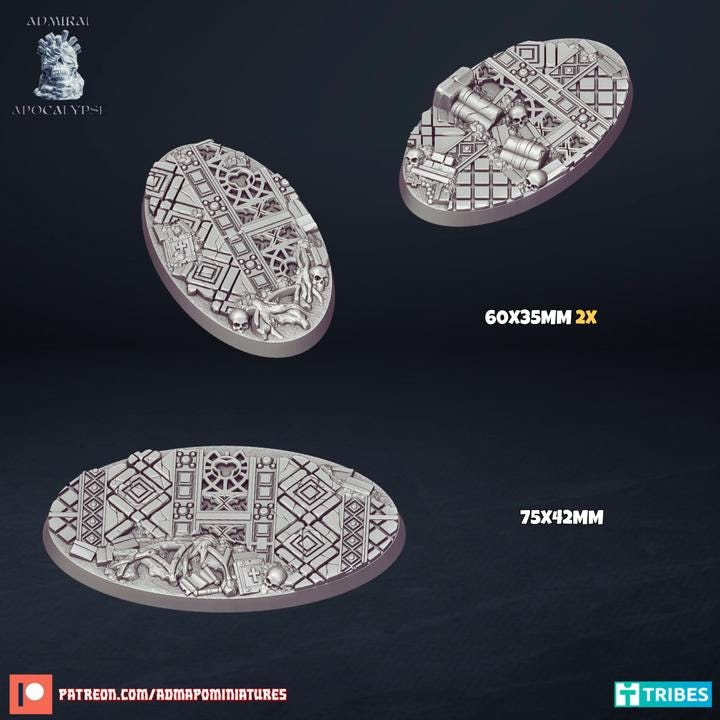 Cathedral Ruins - Resin Printed Wargaming Bases