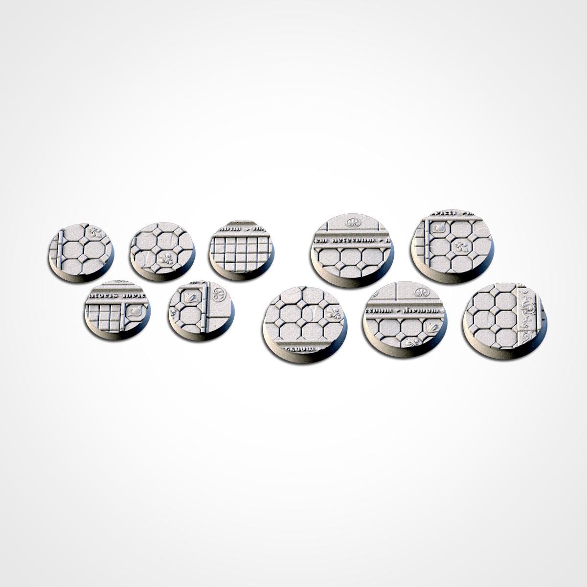 Royal Palace Miniature Bases – 25mm 28mm 32mm 40mm 50mm 60mm and Larger Fantasy Scenic Resin Bases for Tabletop Wargaming & RPG