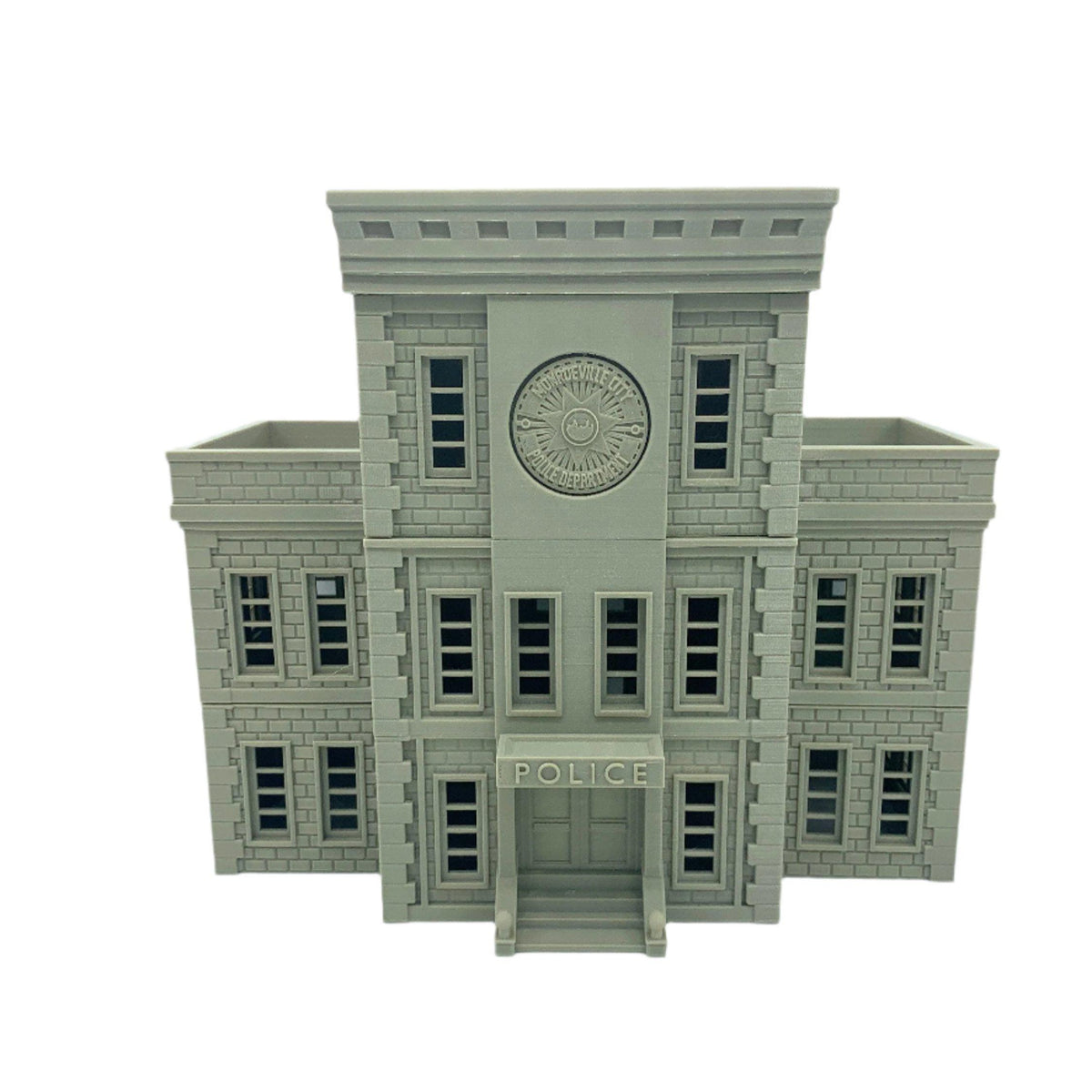Police Station Terrain – Multi-Level Urban Building for Tabletop Wargaming & RPG Terrain