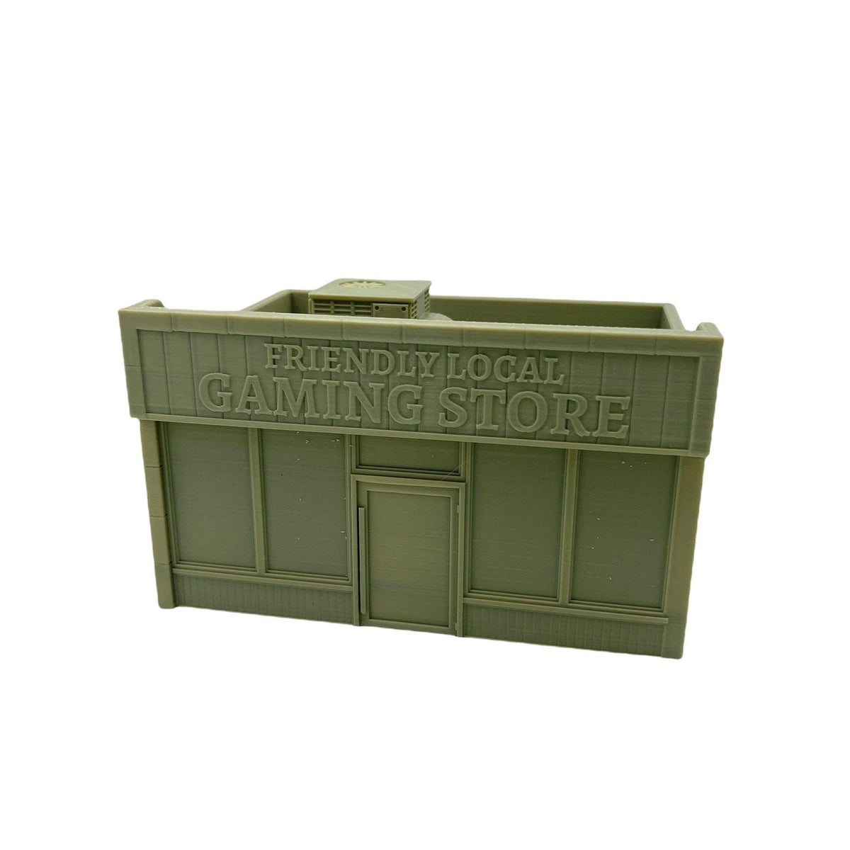 Friendly Local Gaming Store Terrain – Urban Hobby Shop Building for Tabletop Wargaming & RPG Terrain