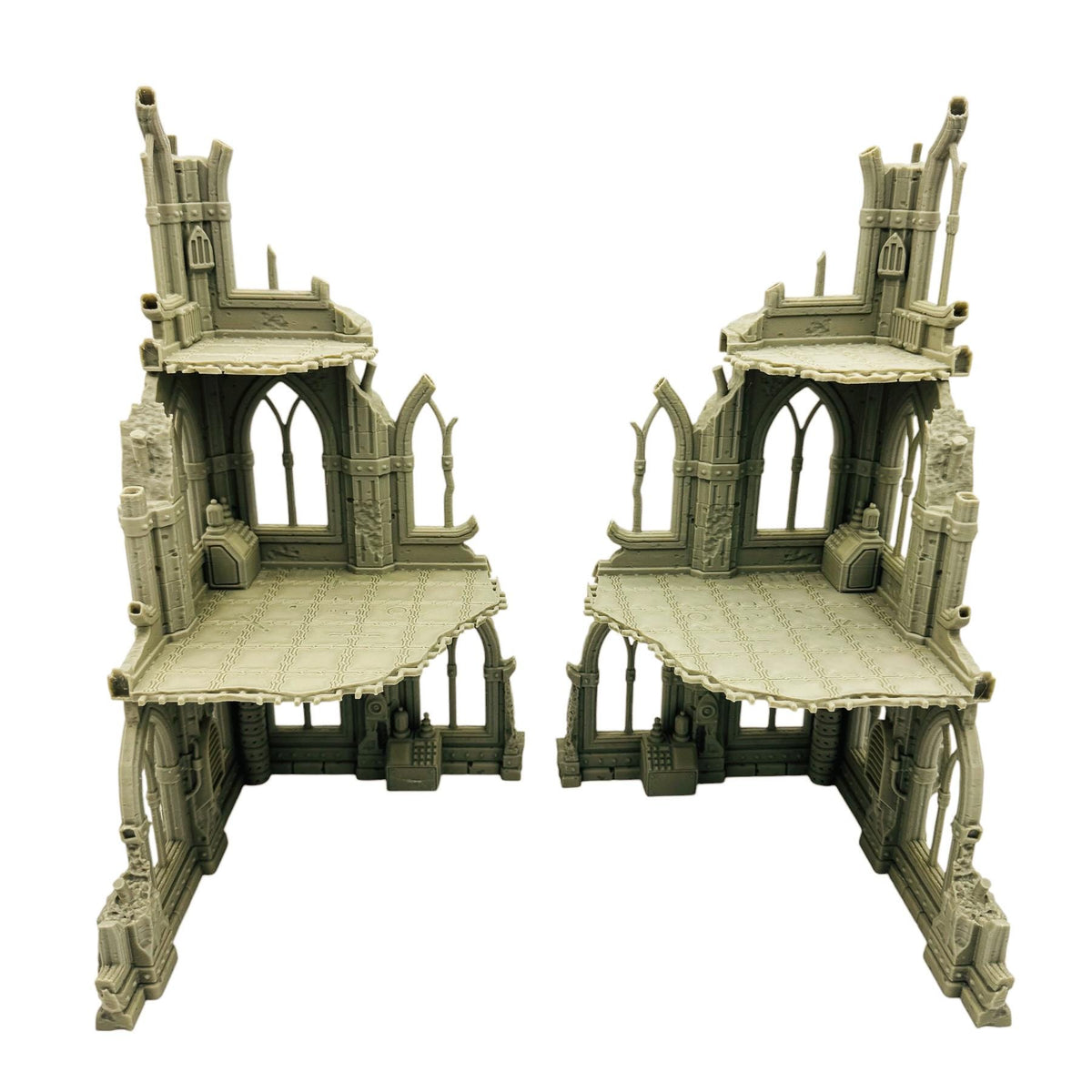 Gothic Ruins Set 1 – 3D Printed Tabletop Terrain – RPG & Wargame Scenery