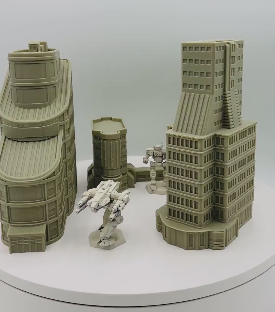 Mecha City Downtown Bundle 1 - Epic Scale Terrain (6mm - 8mm compatible)