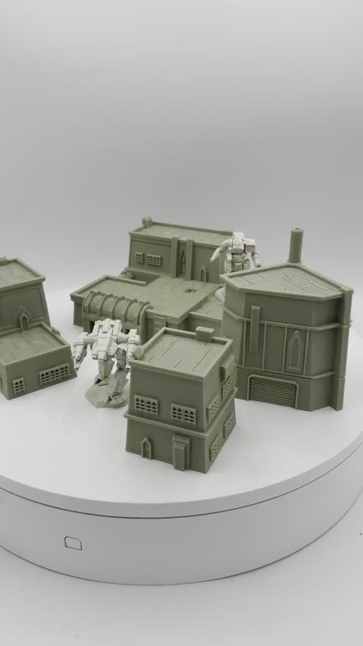 Corporate Building Bundle 2 - Epic Scale Terrain (6mm - 8mm compatible)