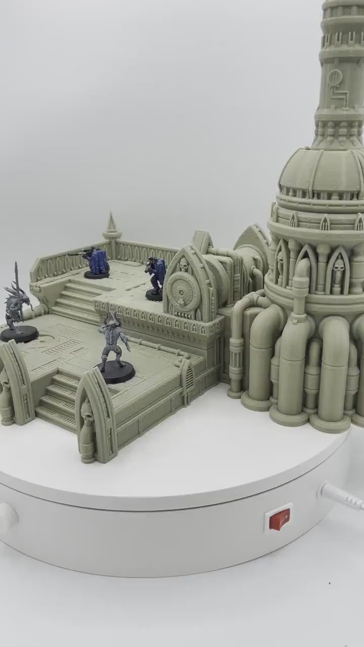 Outpost 21 - Ossuary / Forbidden Prints /  RPG and Wargame 3d Printed Tabletop Terrain / Licensed Printer