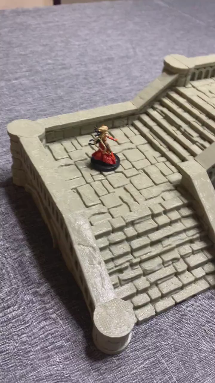 Arkenfel Modular Bridge 1 / Dark Realms Terrain /  RPG and Wargame 3d Printed Tabletop Terrain / Licensed Printer