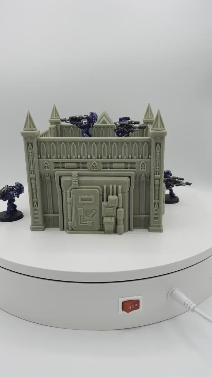 Outpost 21 - Building 1 / Forbidden Prints /  RPG and Wargame 3d Printed Tabletop Terrain / Licensed Printer