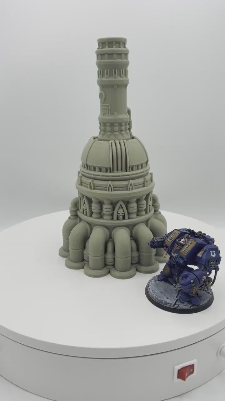 Outpost 21 - Smokestack 2 / Forbidden Prints /  RPG and Wargame 3d Printed Tabletop Terrain / Licensed Printer