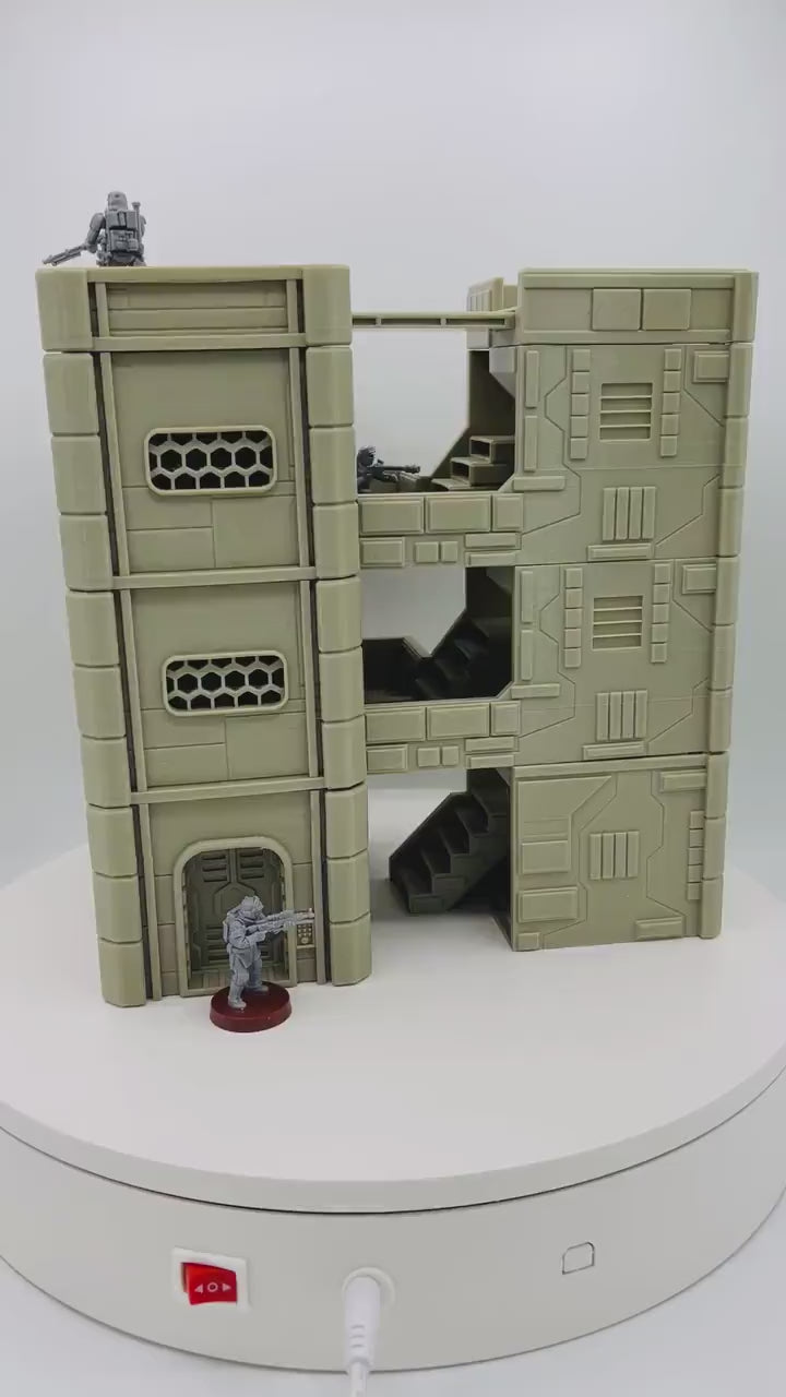 MidRim City Apartments / SW Legion Compatible Terrain / Corvus Games Terrain Licensed Printer / Print to Order