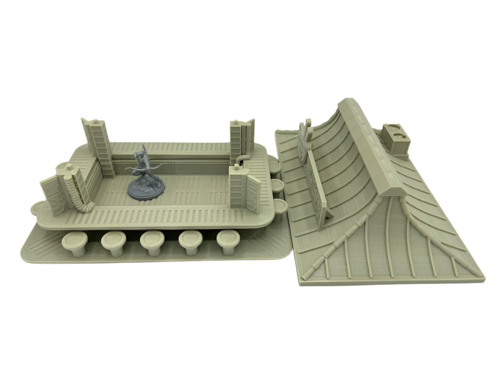 3d Printed Red Dragon Ramen Bar / Crisis Protocol Compatible Option / Corvus Games Terrain Licensed Printer / Print to Order