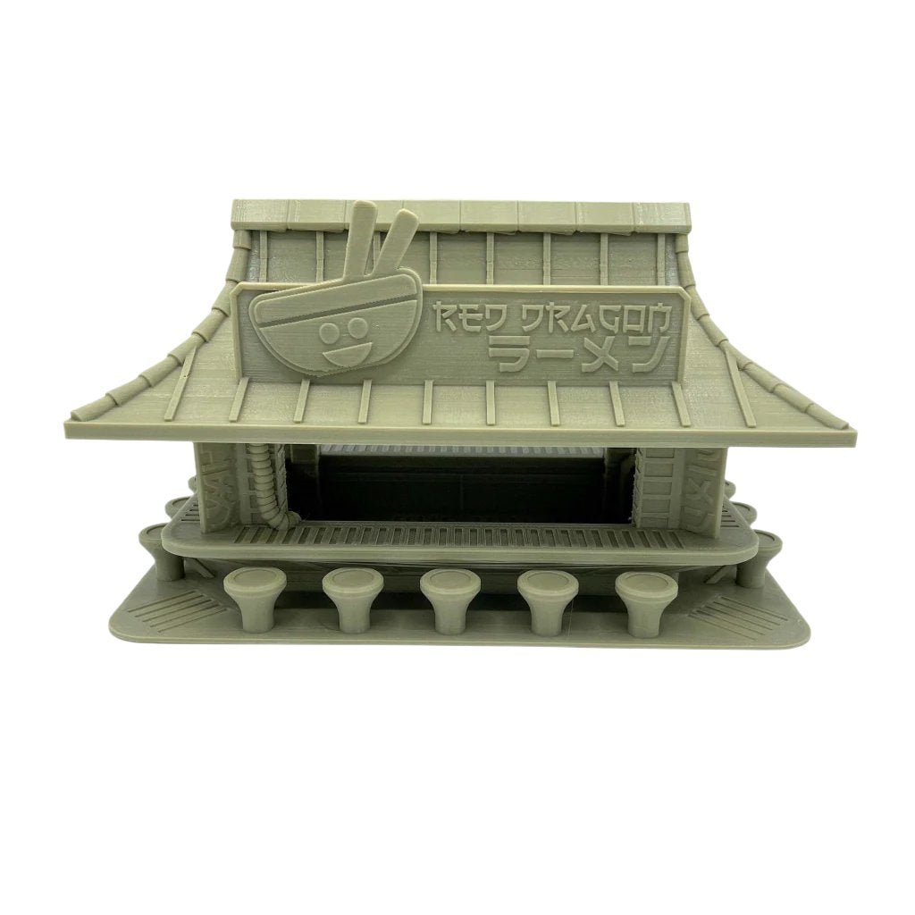 3d Printed Red Dragon Ramen Bar / Crisis Protocol Compatible Option / Corvus Games Terrain Licensed Printer / Print to Order