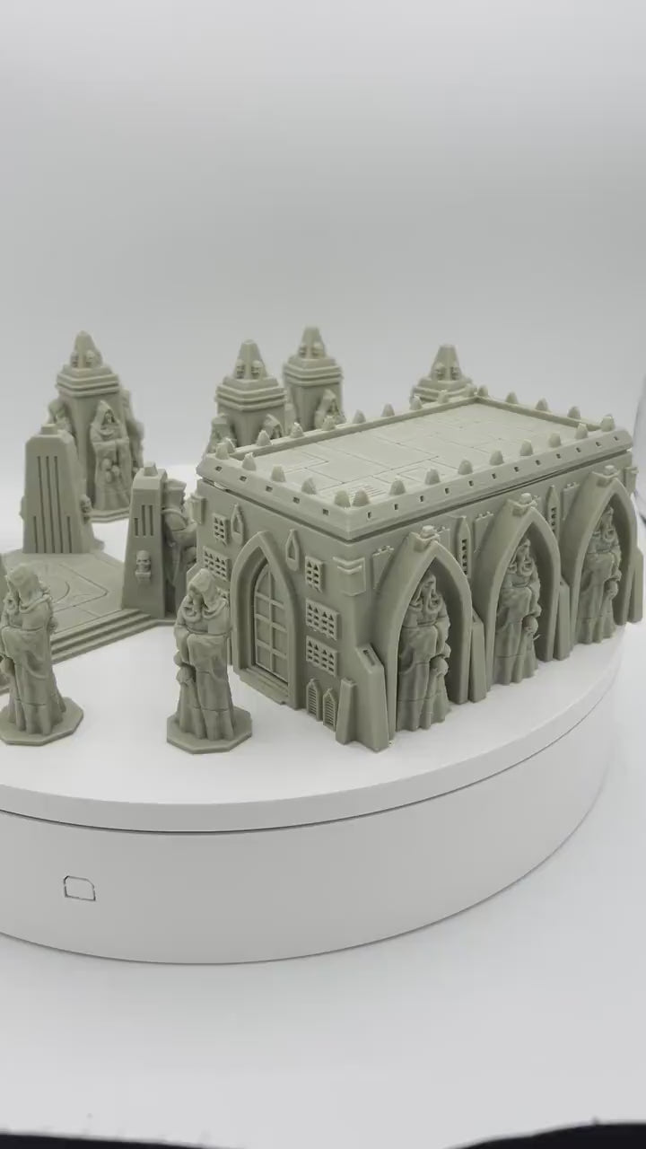 Temple District Bundle 1 - Epic Scale Terrain (6mm - 8mm compatible)