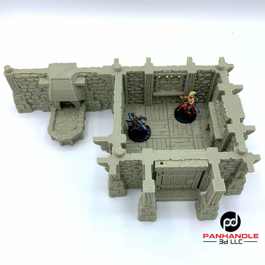 Blacksmith Shop - Dark Realms 3d Printed Terrain - Fantasy