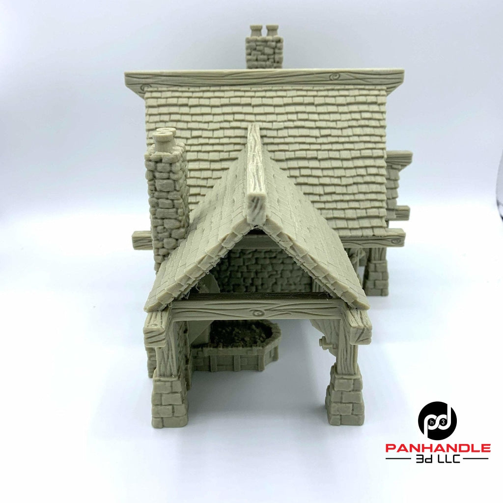Blacksmith Shop - Dark Realms 3d Printed Terrain - Fantasy