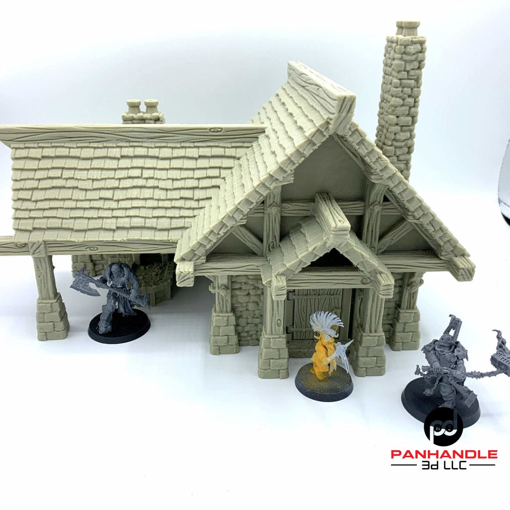 Blacksmith Shop - Dark Realms 3d Printed Terrain - Fantasy