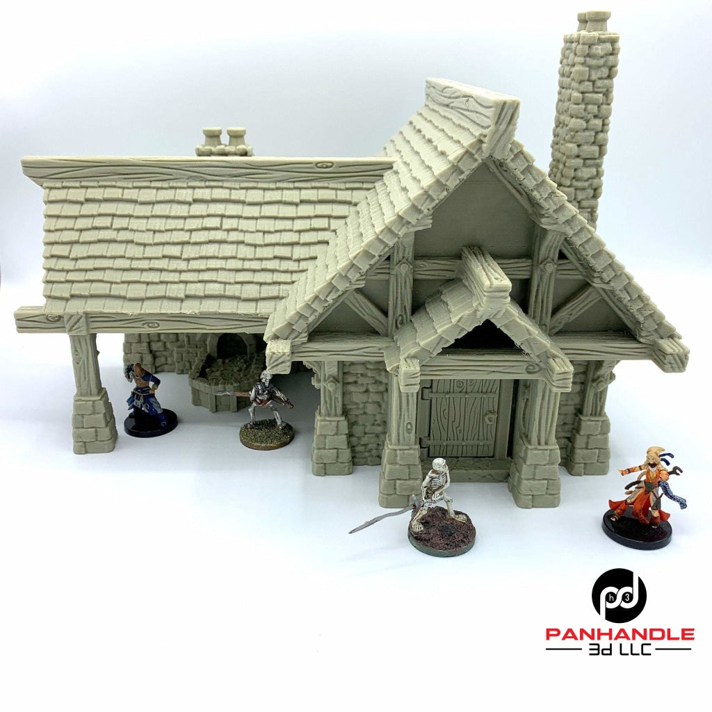Blacksmith Shop - Dark Realms 3d Printed Terrain - Fantasy
