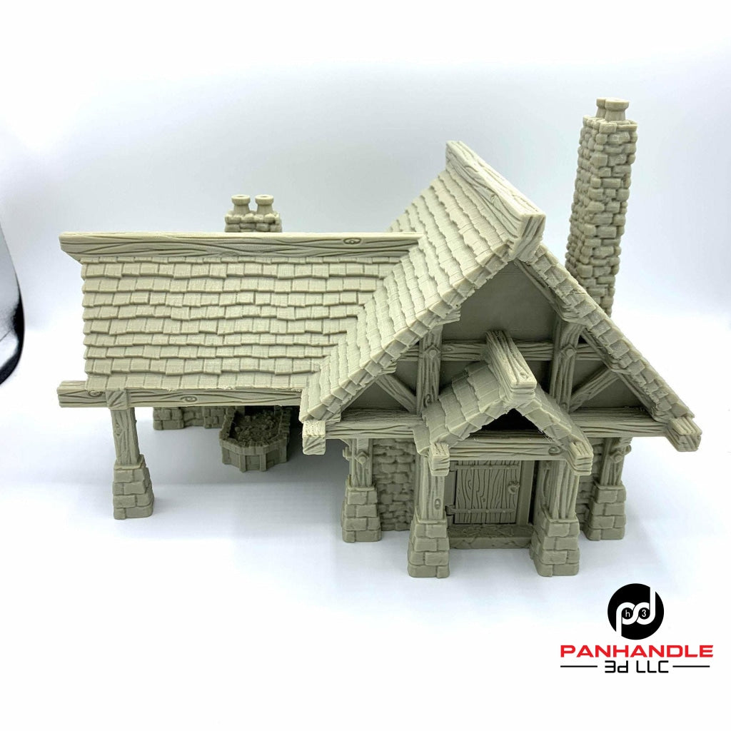 Blacksmith Shop - Dark Realms 3d Printed Terrain - Fantasy
