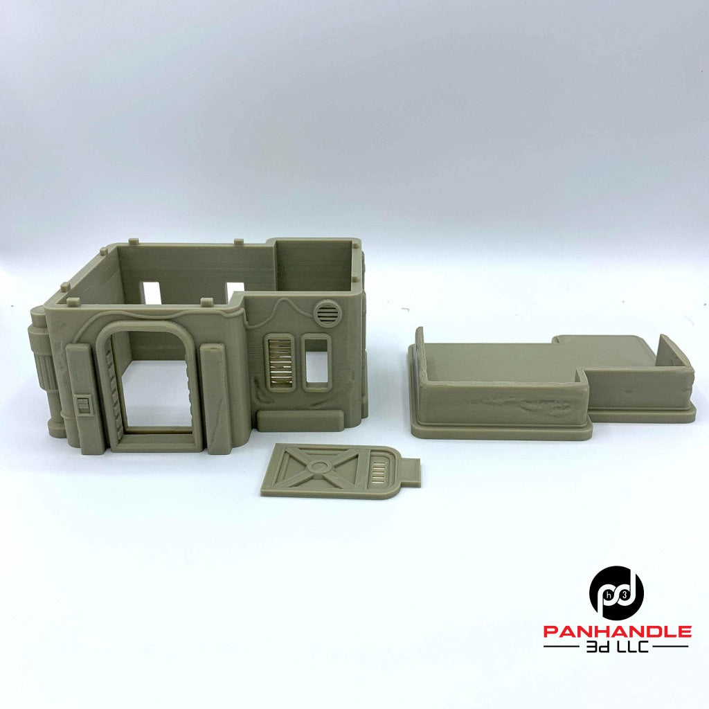 Desert Town House D - Corvus Games Terrain - 3d Printed