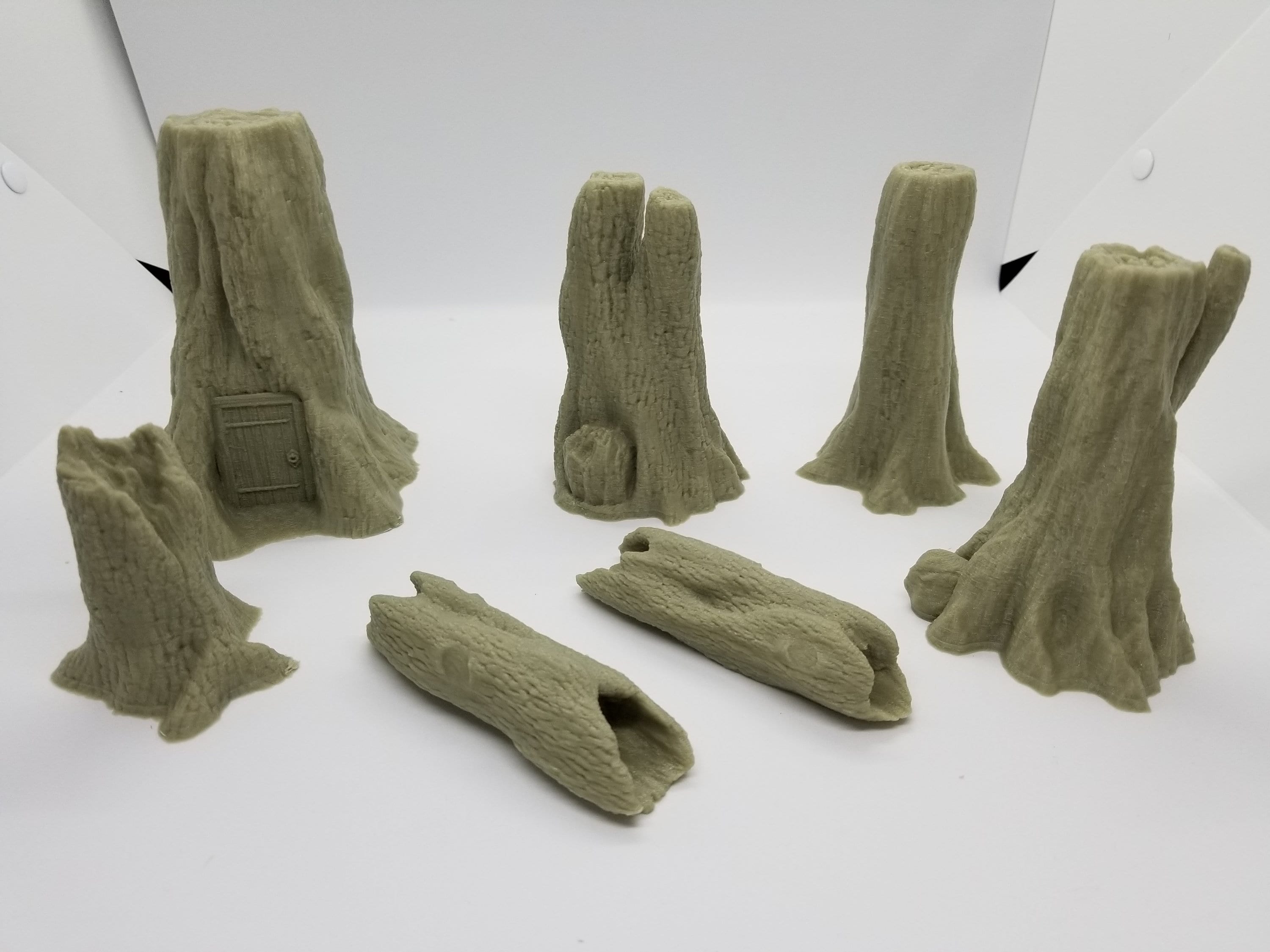 EC3D 3d Printed Tree Pack 2 / SW Legion, Sci-Fi, RPG / Compatible 28mm Tabletop Wargaming Terrain / Print to Order