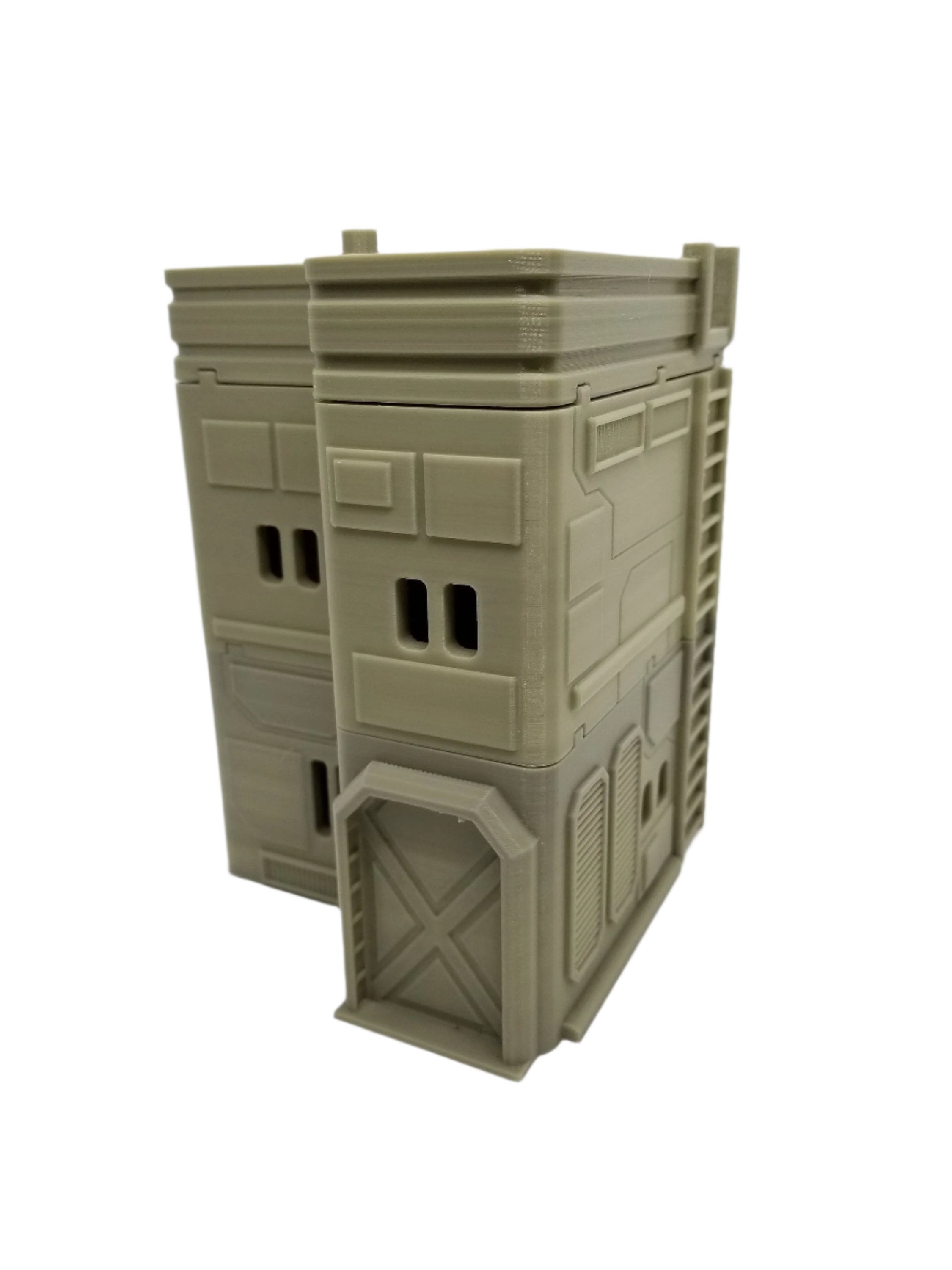 3d Printed Legion Compatible Small City House 2 / Corvus Games Terrain Licensed Printer / Print to Order