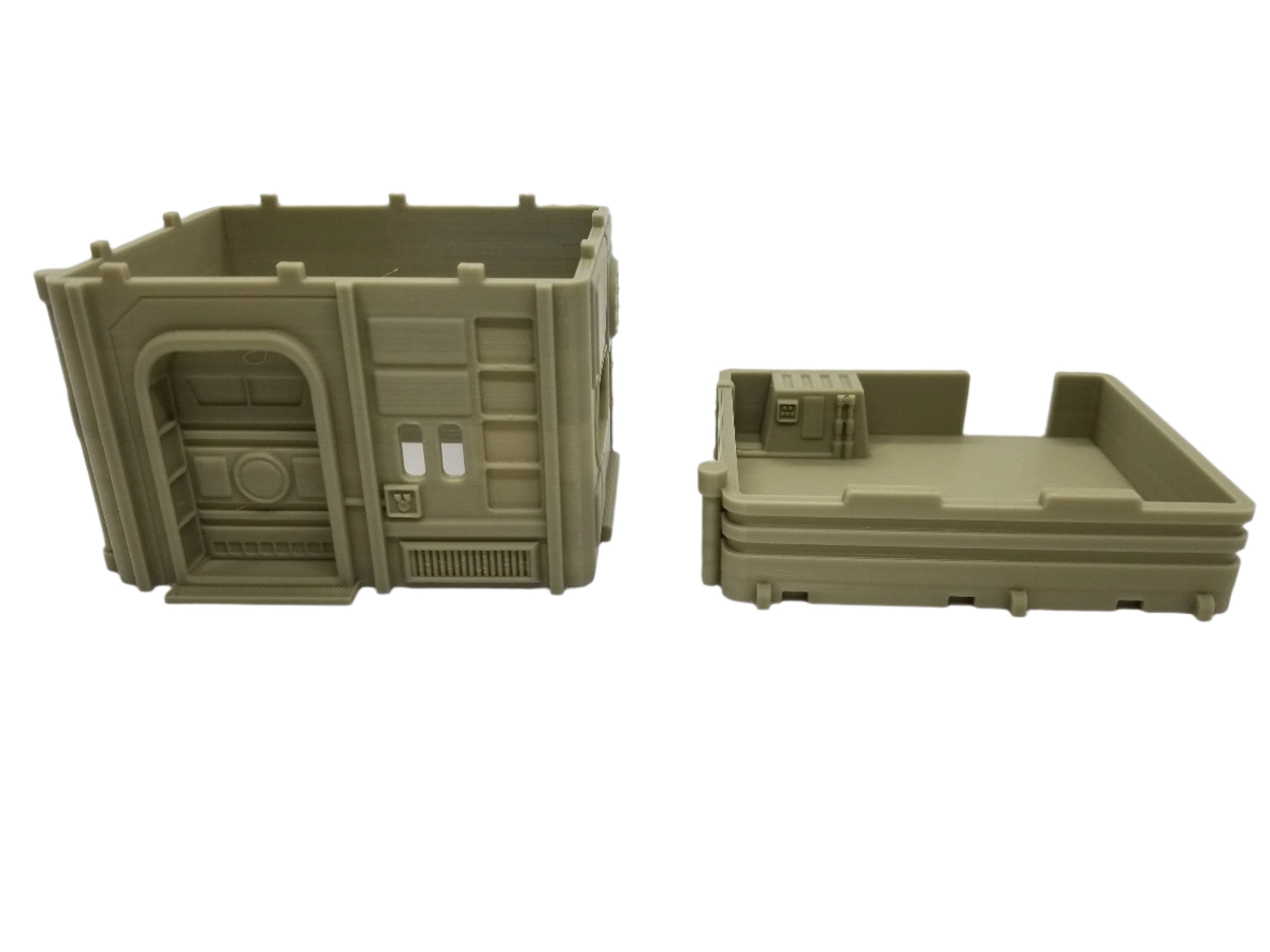 3d Printed Legion Compatible Small City House 1 / Corvus Games Terrain Licensed Printer / Print to Order