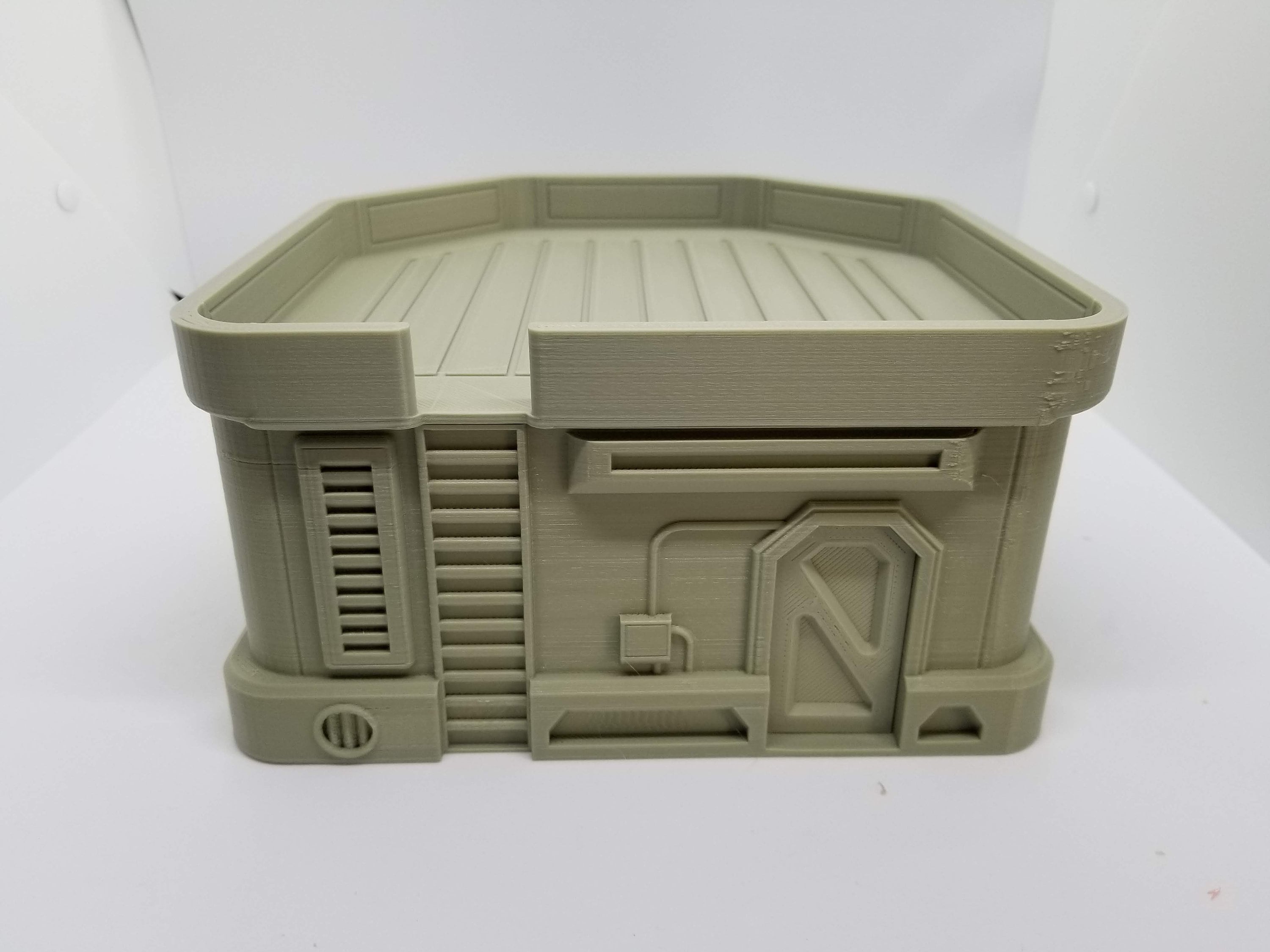 3d Printed Sci-Fi Large Building 7 / Imperial Terrain Licensed On-Line Printer / Print to Order