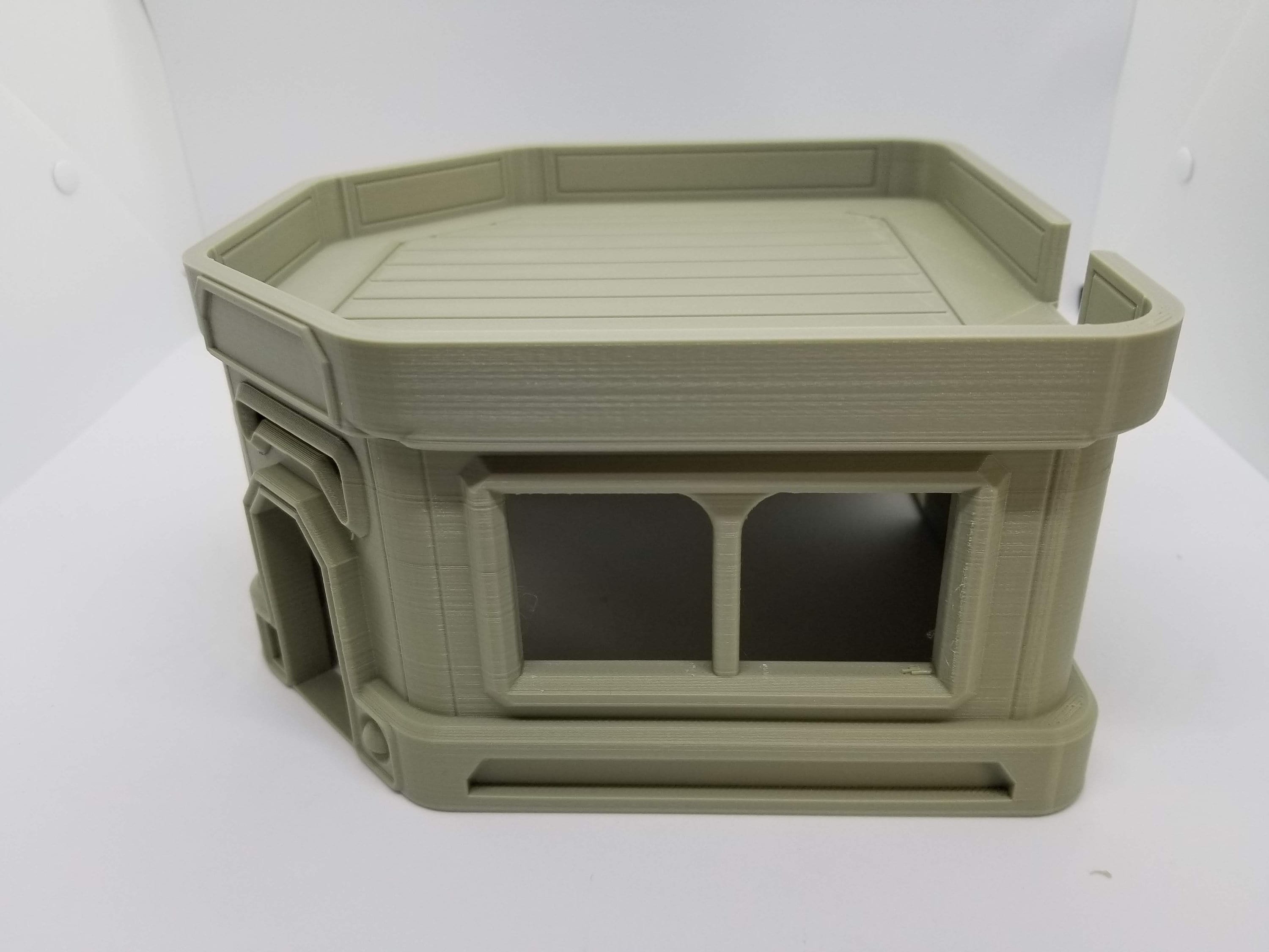 3d Printed Sci-Fi Large Building 7 / Imperial Terrain Licensed On-Line Printer / Print to Order
