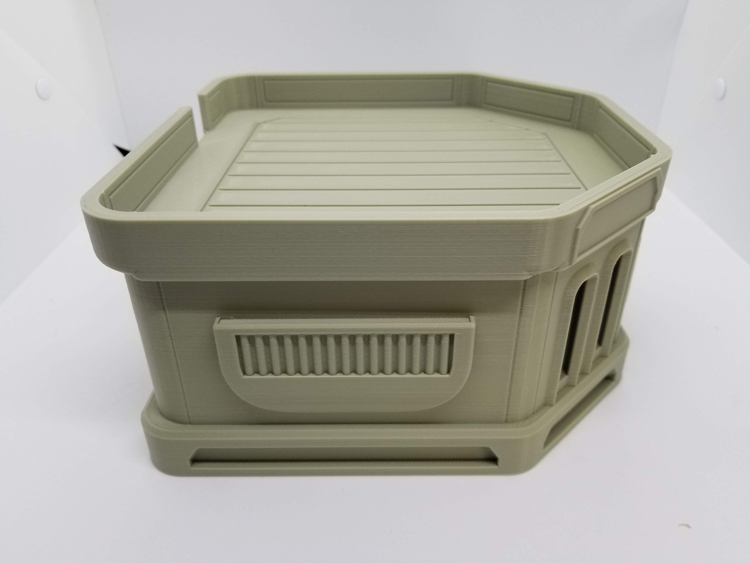 3d Printed Sci-Fi Large Building 7 / Imperial Terrain Licensed On-Line Printer / Print to Order