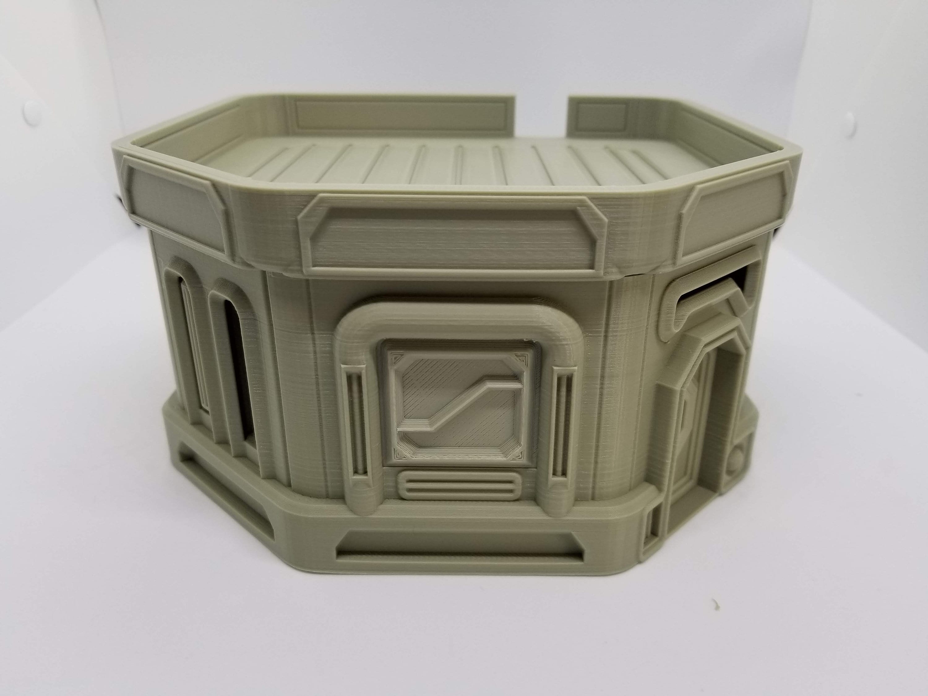 3d Printed Sci-Fi Large Building 7 / Imperial Terrain Licensed On-Line Printer / Print to Order