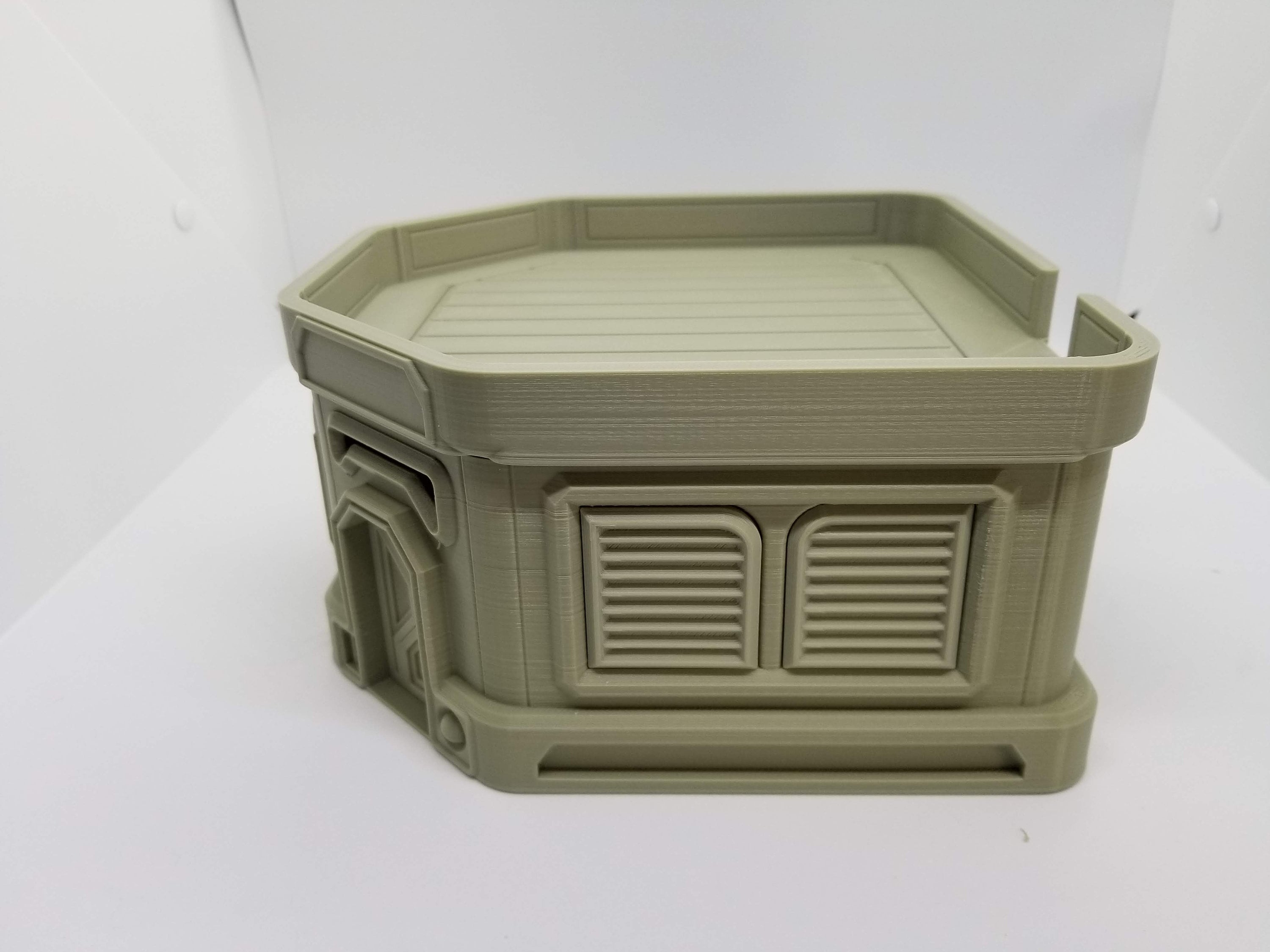 3d Printed Sci-Fi Large Building 7 / Imperial Terrain Licensed On-Line Printer / Print to Order