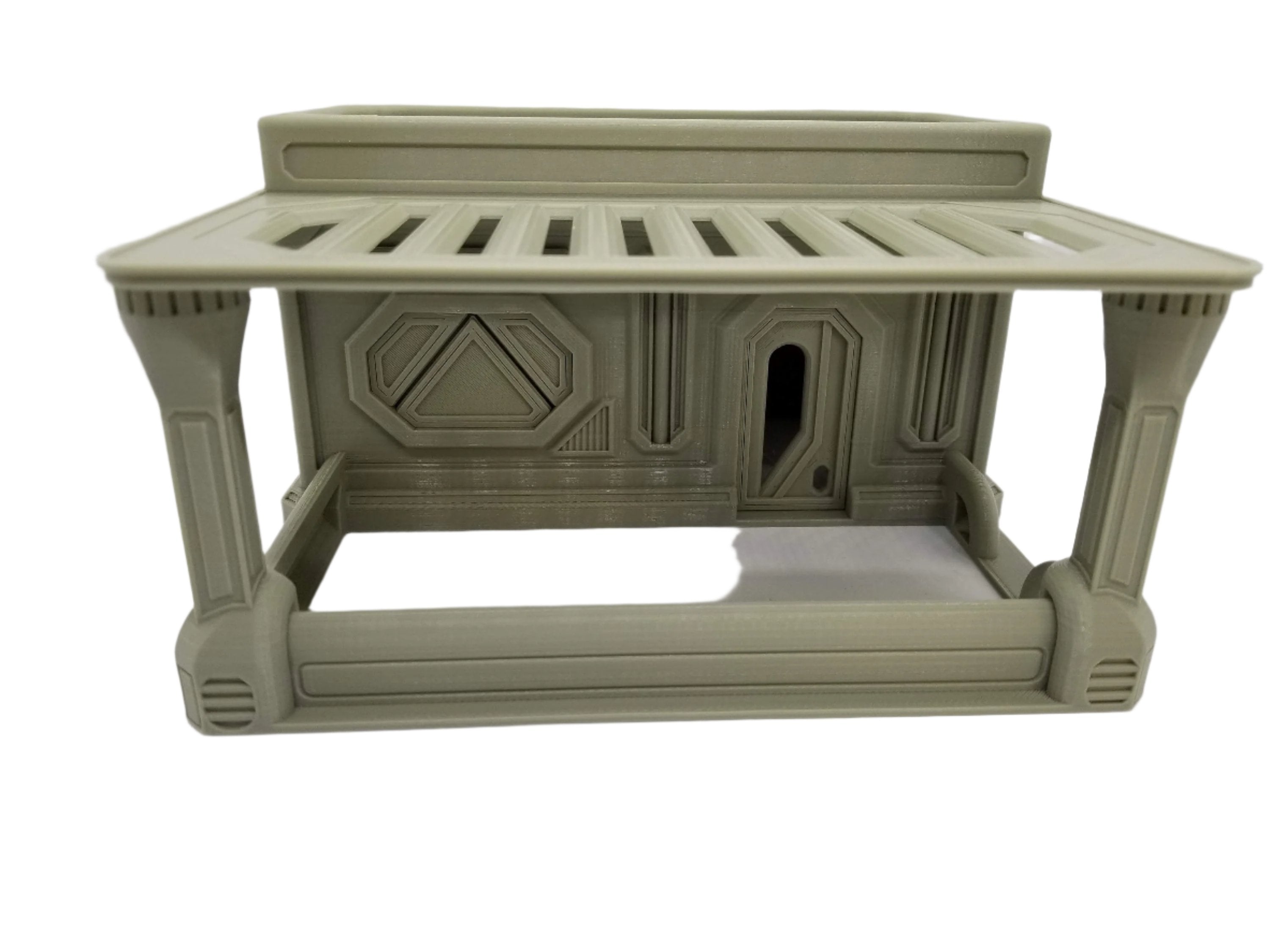 3d Printed Sci-Fi Cafe w/Canopy / Imperial Terrain Licensed On-Line Printer / Print to Order