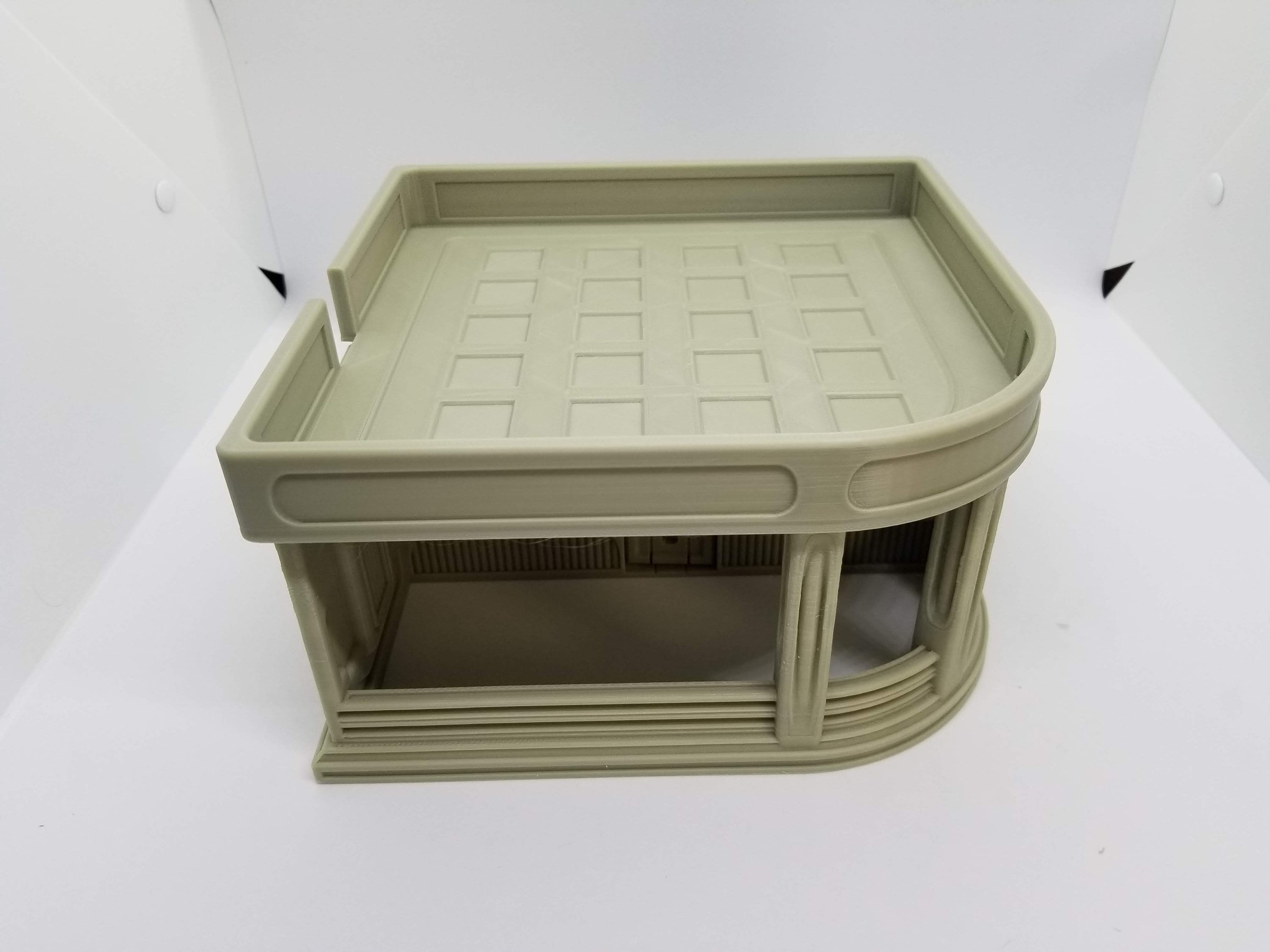 3d Printed Sci-Fi Corner Cafe w/Canopy / Imperial Terrain Licensed On-Line Printer / Print to Order