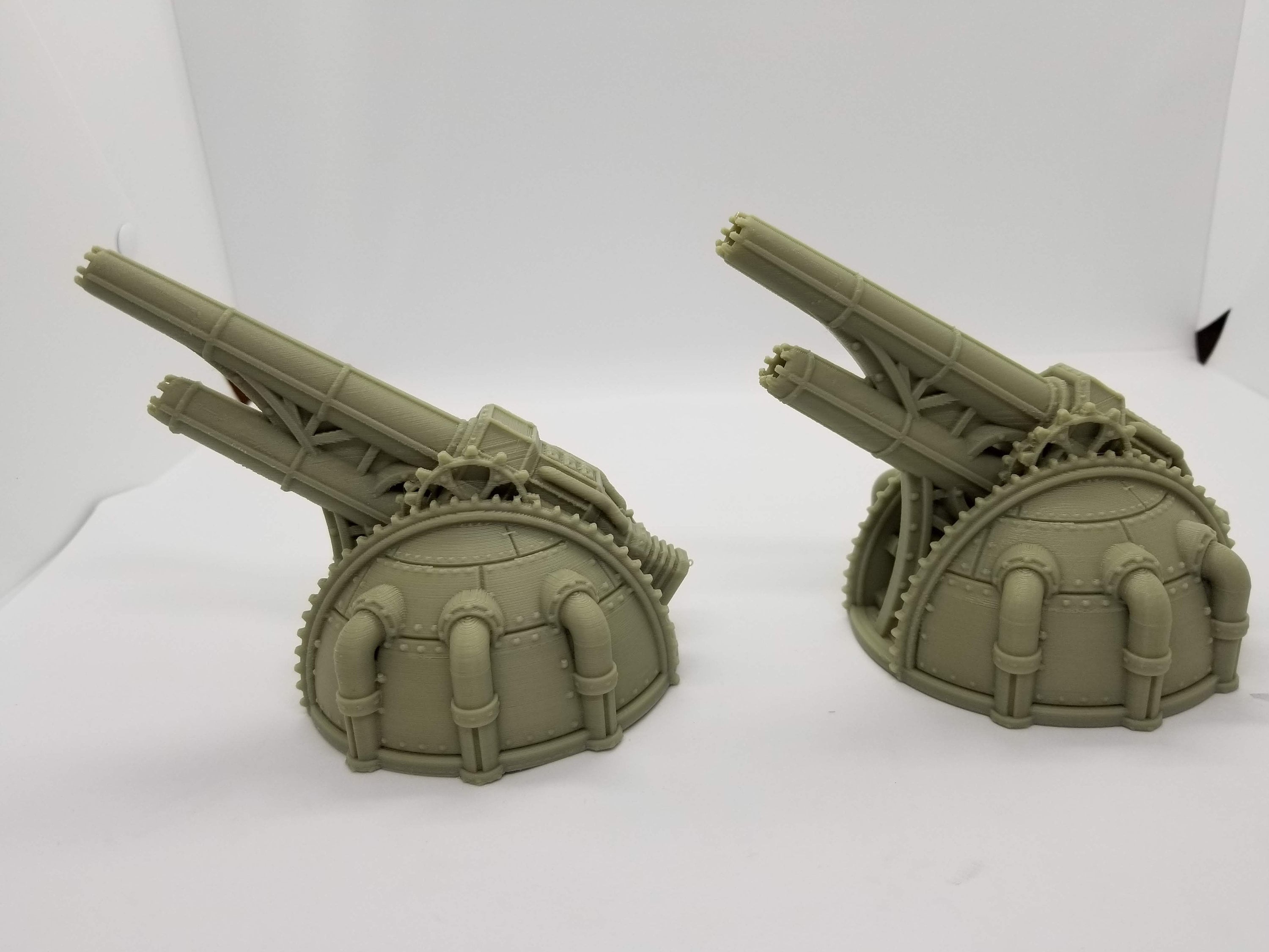 Sci-Fi Scatter Orbital Gun 2 Pack / 28mm Wargaming Terrain / Warlayer /Print to Order / 3d Printed/Licensed Printer