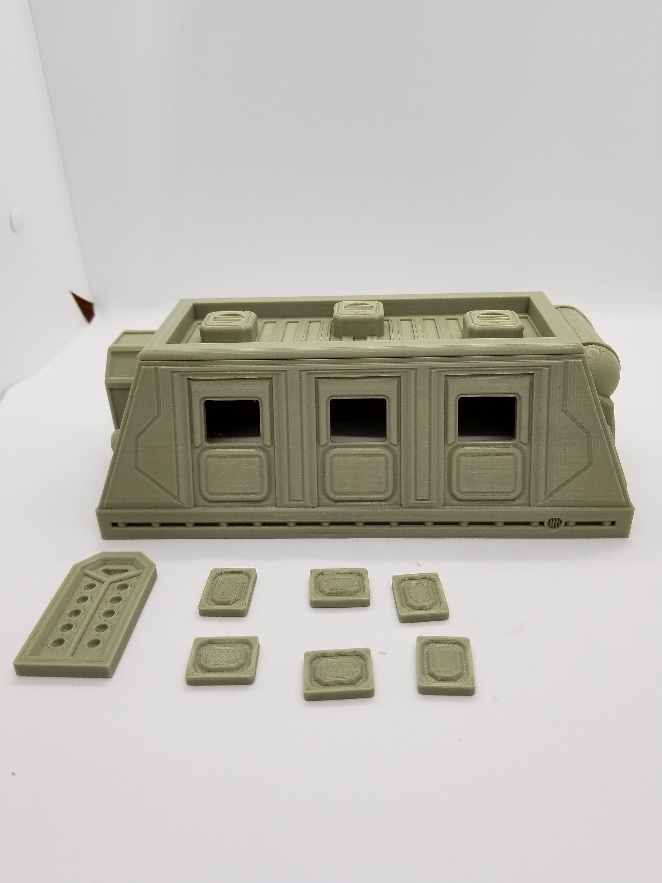 3d Printed Sci-Fi Urban Building #1 / Imperial Terrain Licensed On-Line Printer / Print to Order