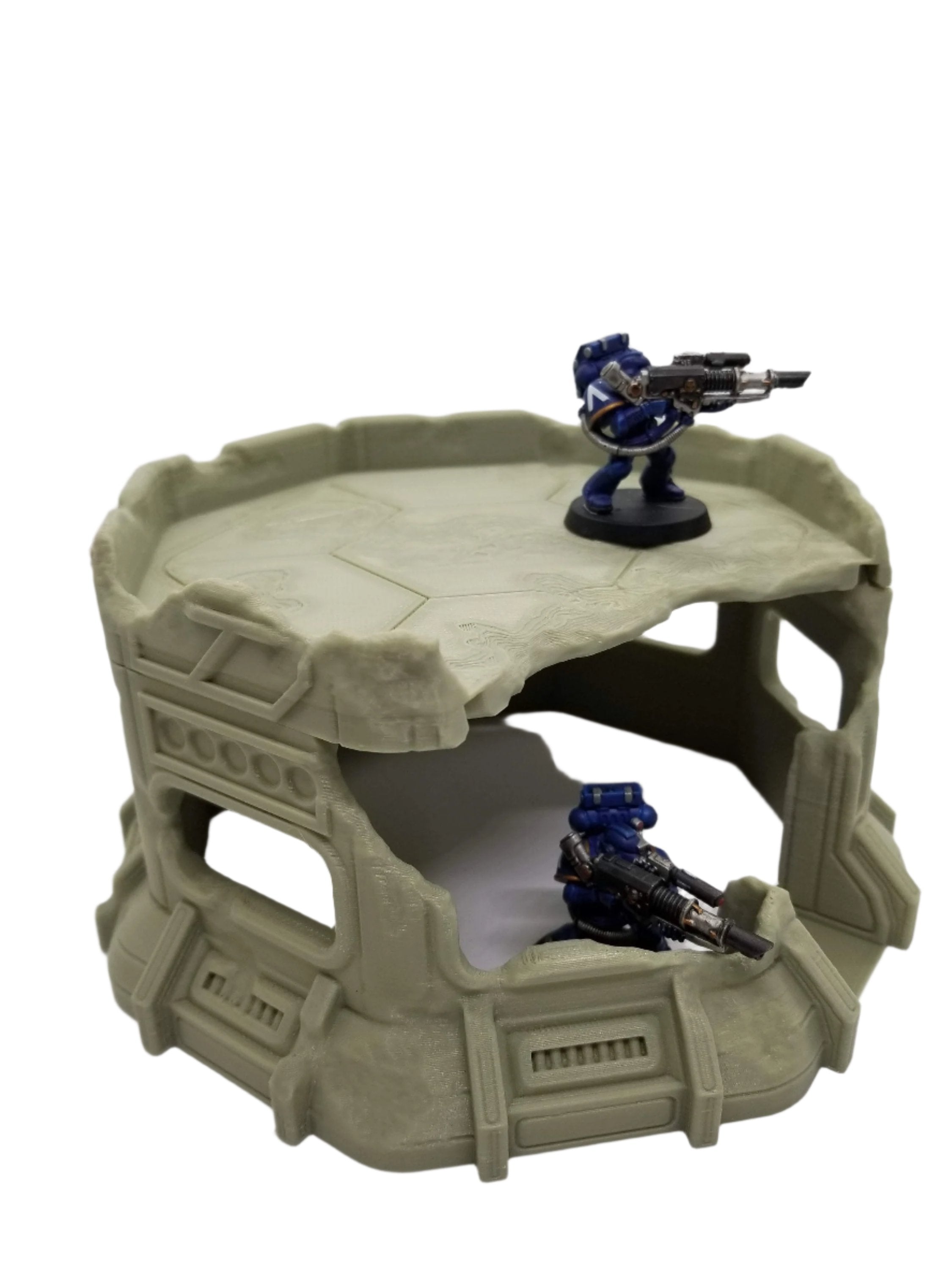 3d Printed Sci-Fi Urban Ruin #3 / Imperial Terrain Licensed On-Line Printer / Print to Order