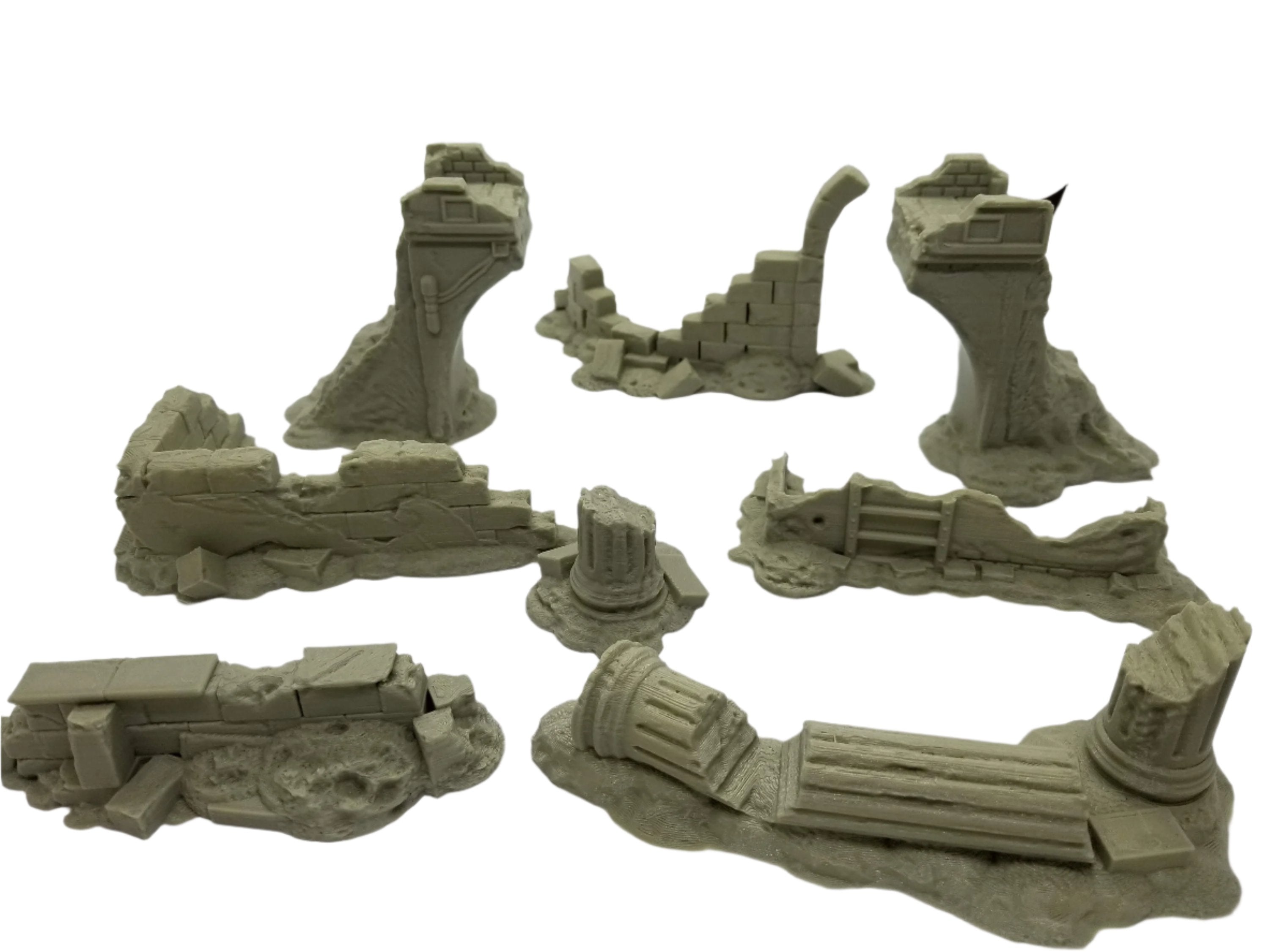 3d Printed Star Wars Legion Pilgrim Scatter Ruins / Corvus Games Terrain Licensed Printer / Print to Order