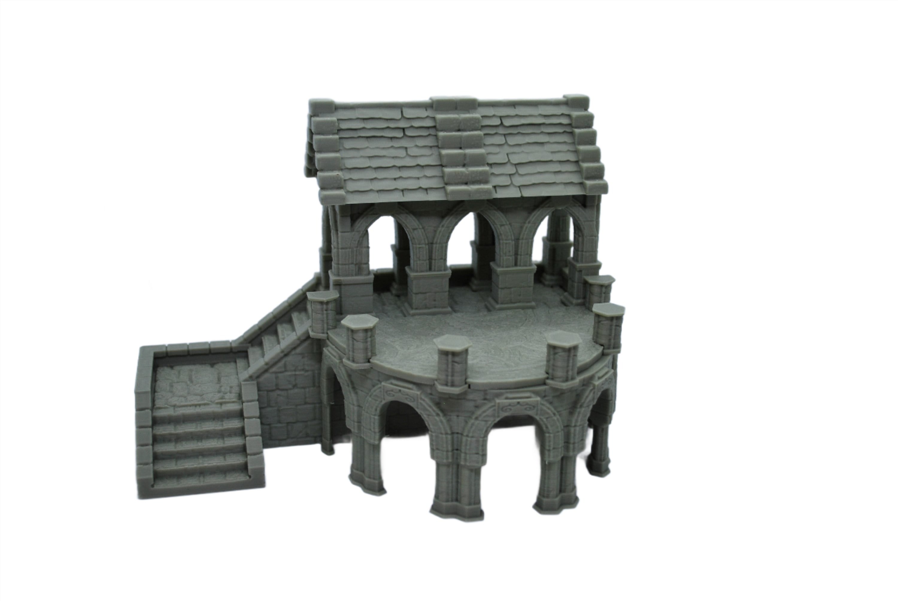 Stormguard - Chapel / 28mm Wargame / RPG 3d Printed Tabletop Terrain