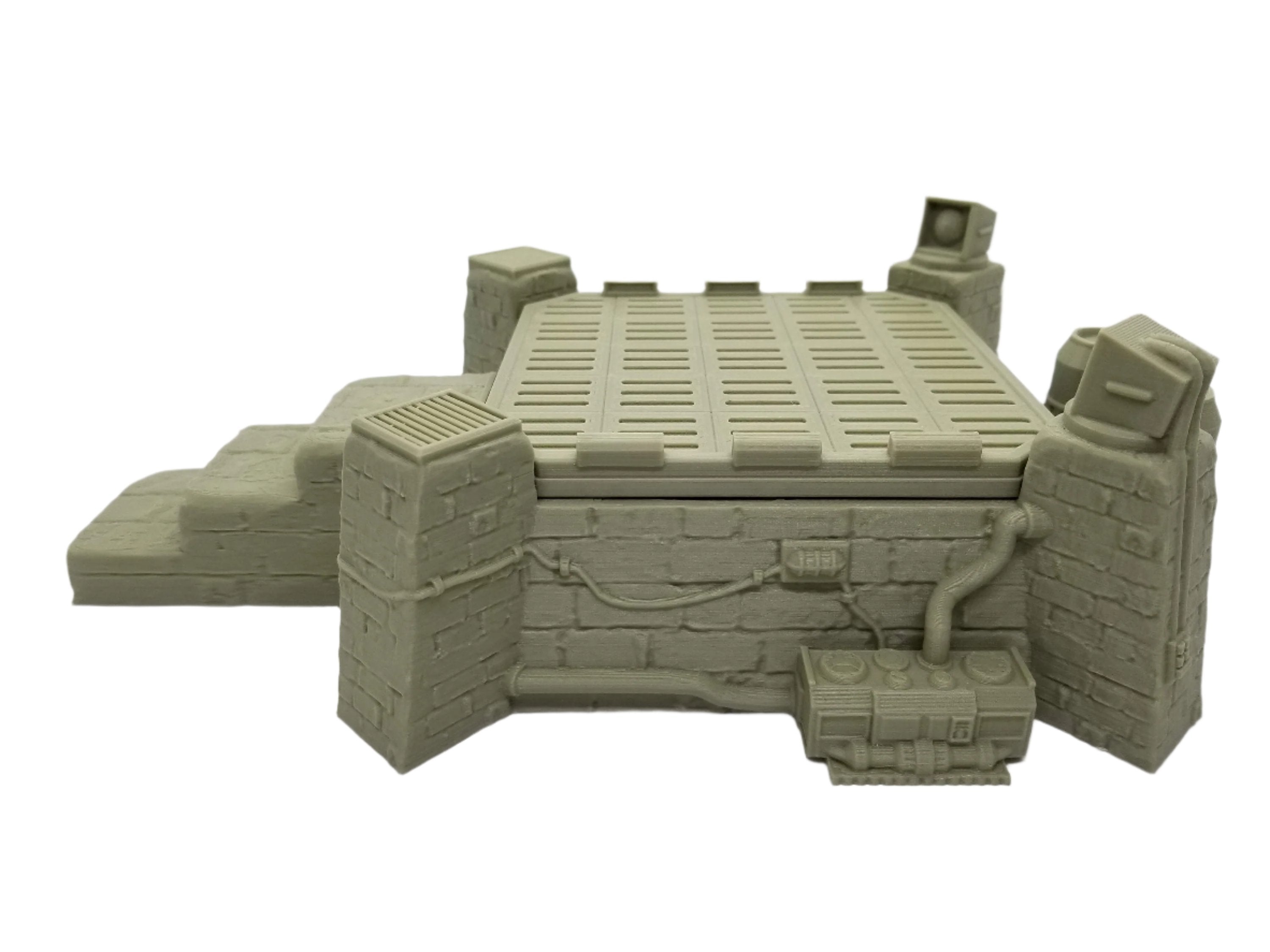 3d Printed Legion Compatible Pilgrim City Landing Pad / Corvus Games Terrain Licensed Printer / Print to Order