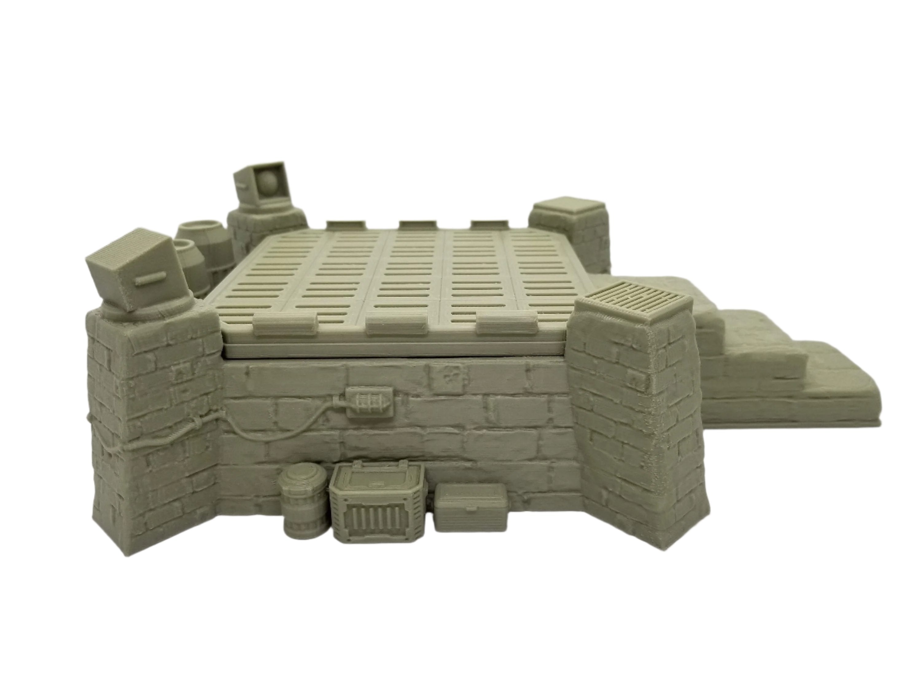 3d Printed Legion Compatible Pilgrim City Landing Pad / Corvus Games Terrain Licensed Printer / Print to Order