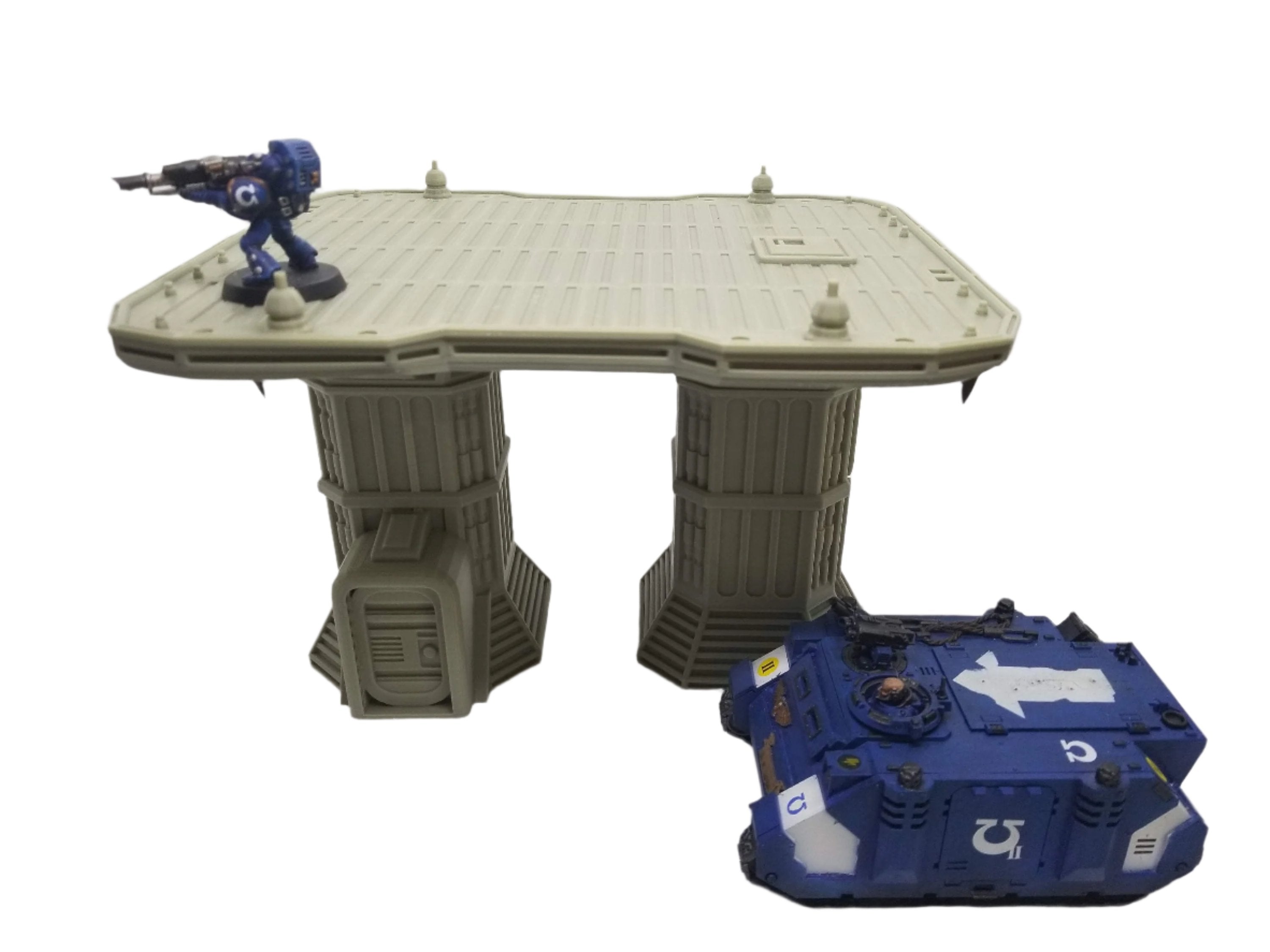 3d Printed Legion Compatible Landing Pad / Corvus Games Terrain Licensed Printer / Print to Order