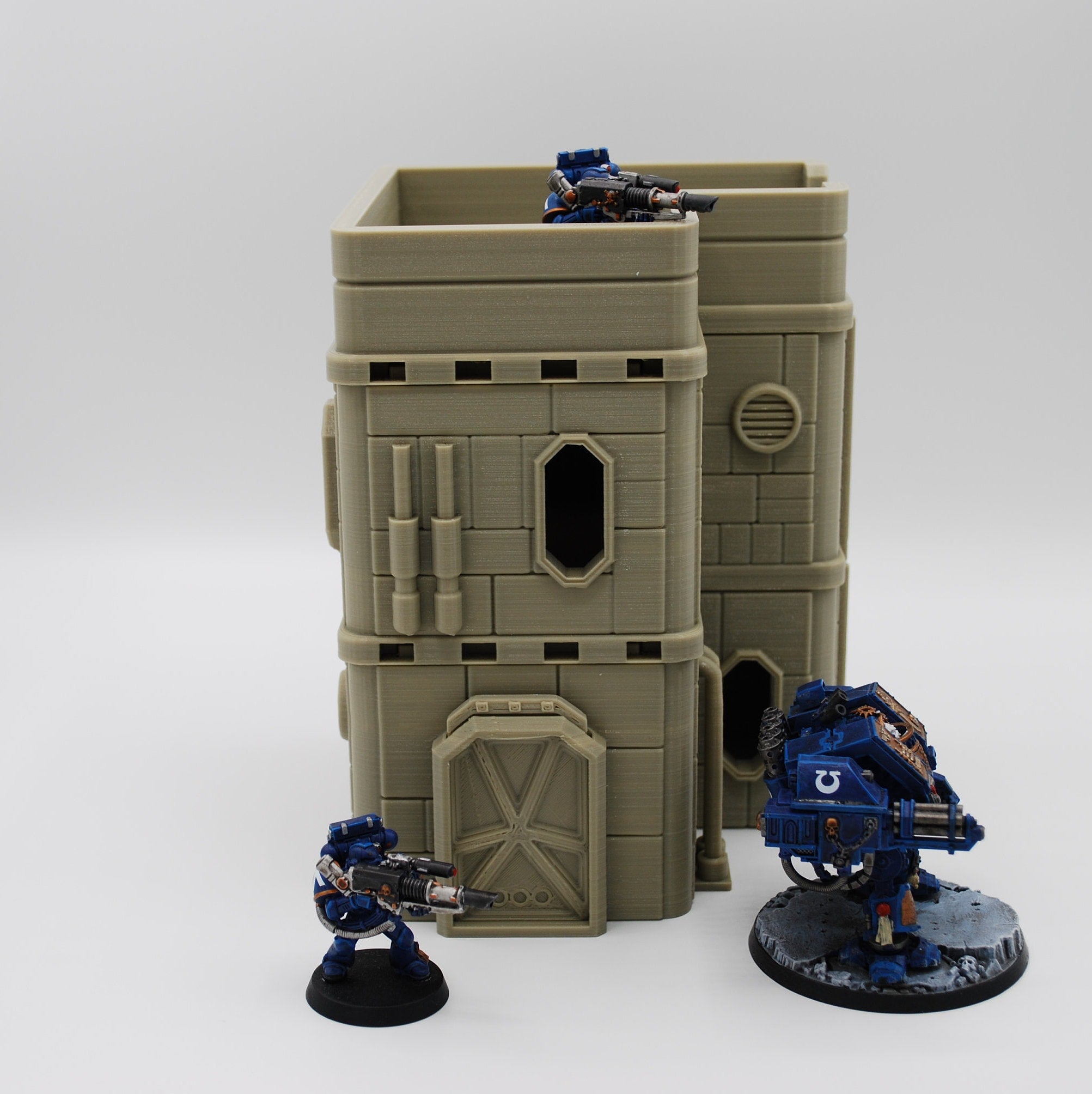 Colony House C /SW Legion / Warhammer 40K / 3d Printed Compatible Terrain / Corvus Games Terrain Licensed Printer / Print to Order
