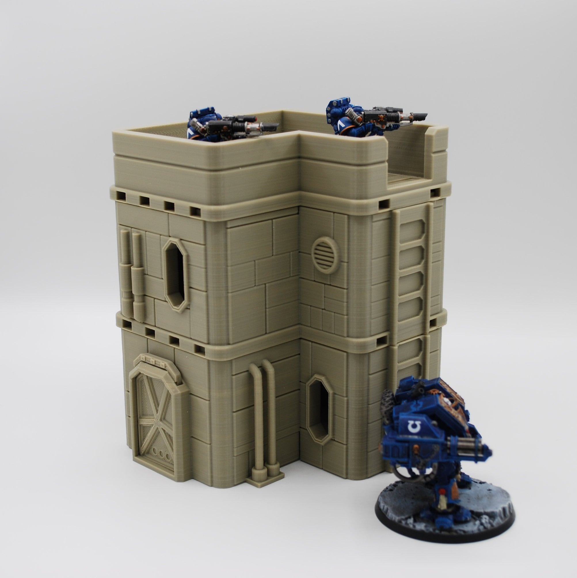 Colony House C /SW Legion / Warhammer 40K / 3d Printed Compatible Terrain / Corvus Games Terrain Licensed Printer / Print to Order