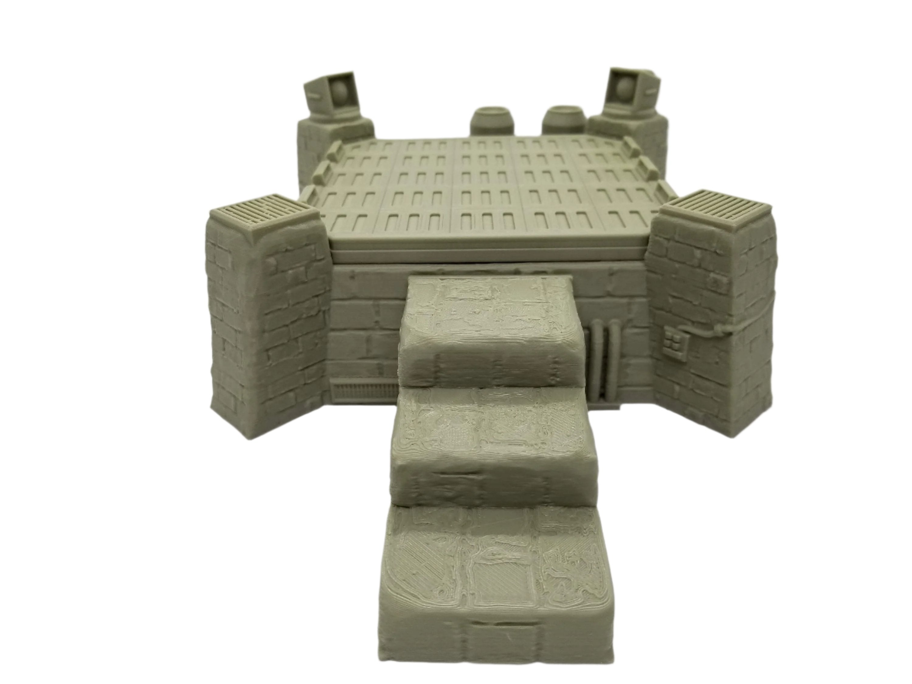 3d Printed Legion Compatible Pilgrim City Landing Pad / Corvus Games Terrain Licensed Printer / Print to Order